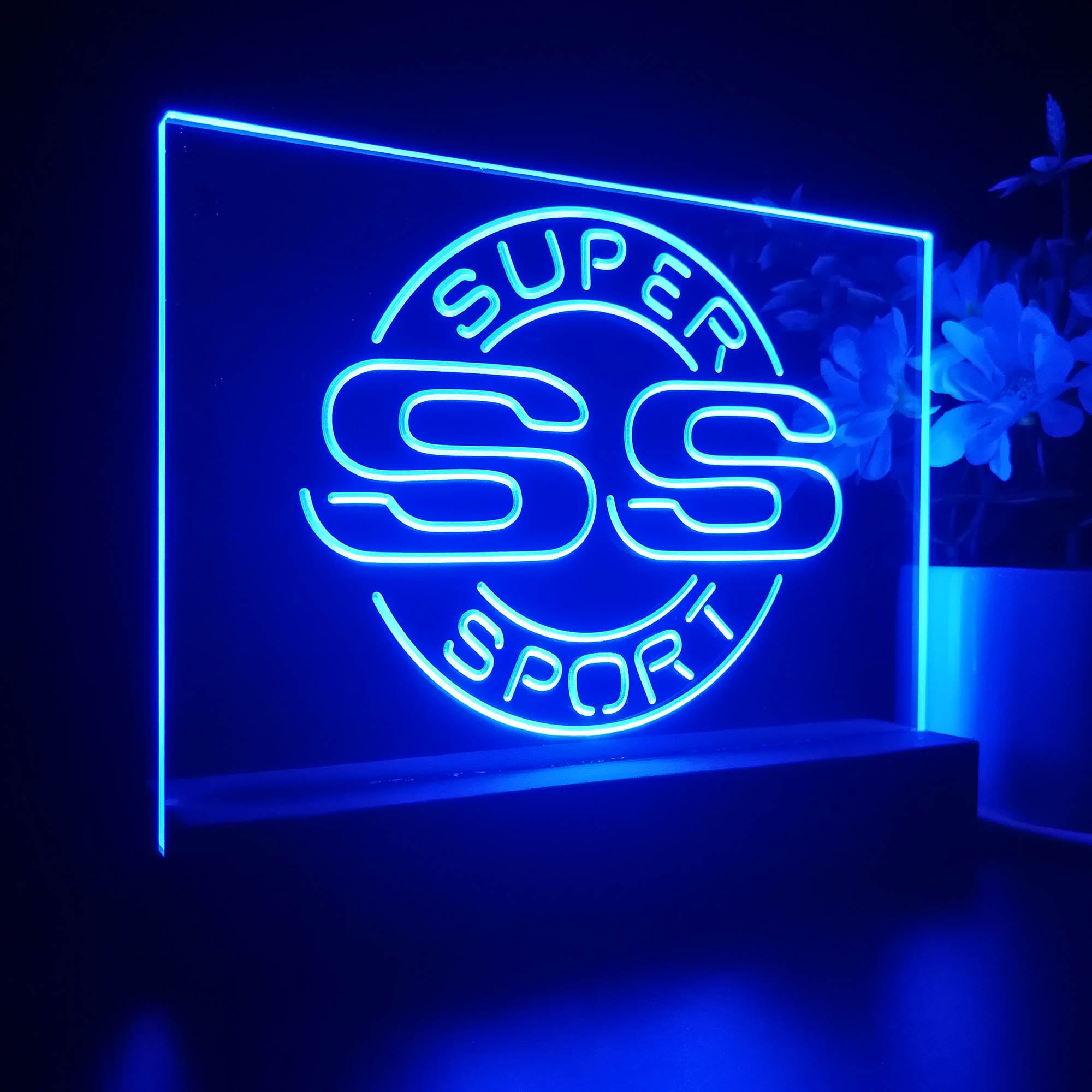 Chevrolet Super Sport Night Light LED Sign