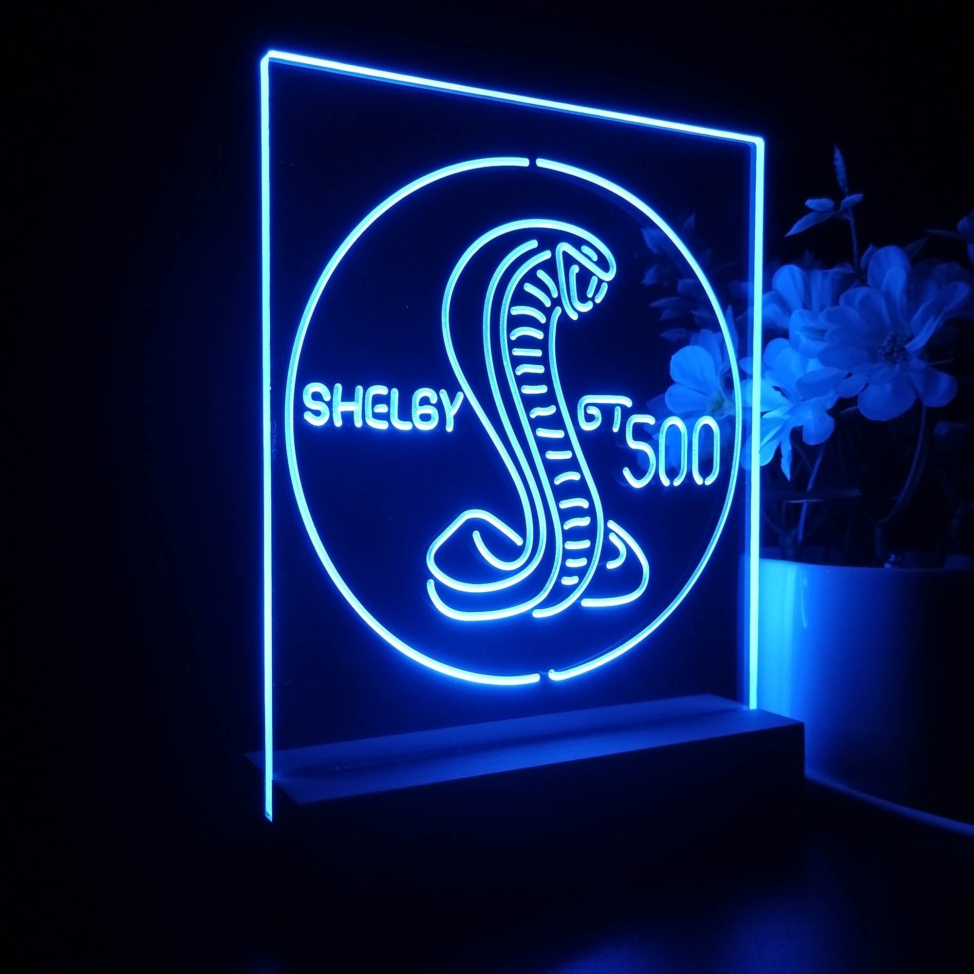 Shelby GT500 Night Light LED Sign