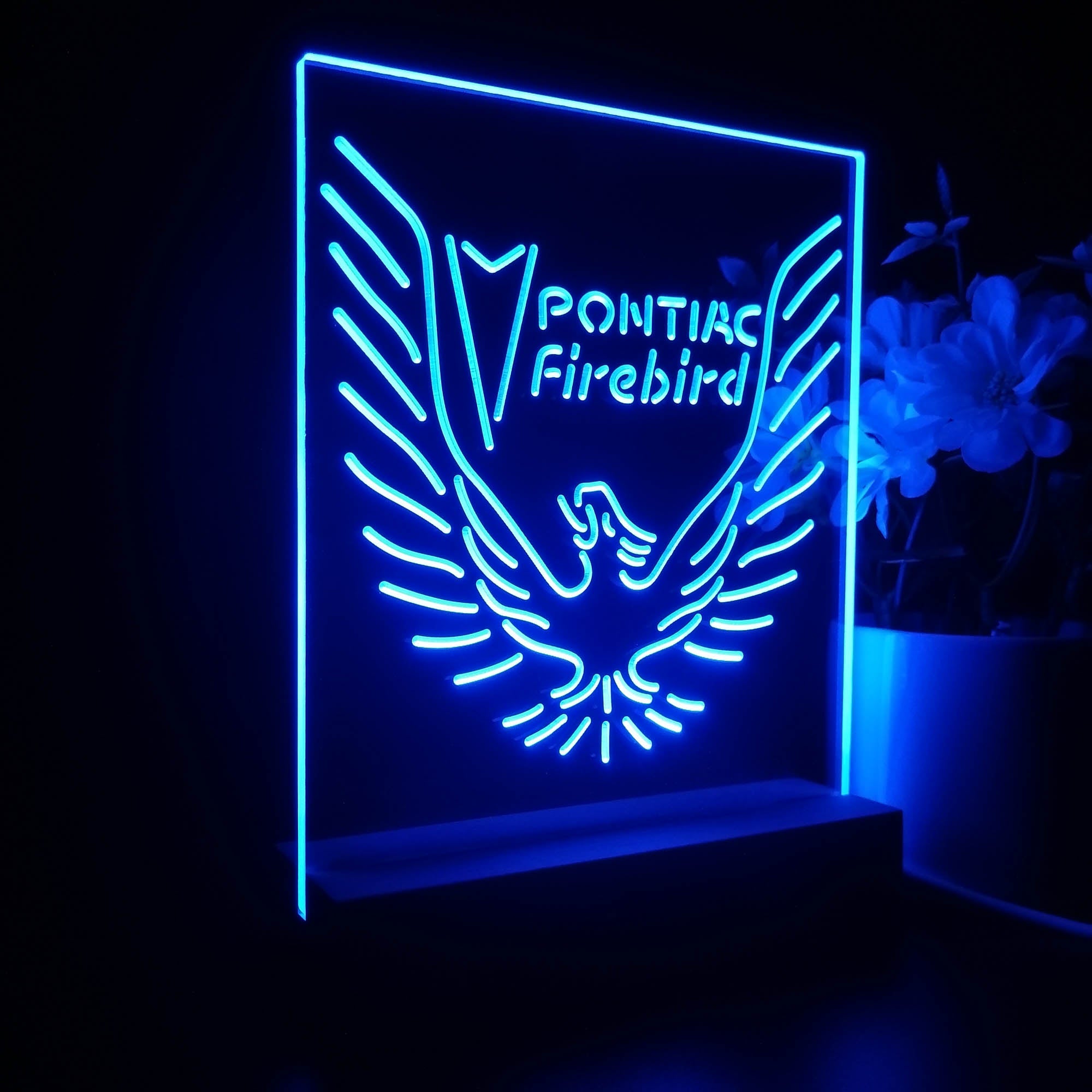 Pontiacs Firebirds Night Light LED Sign
