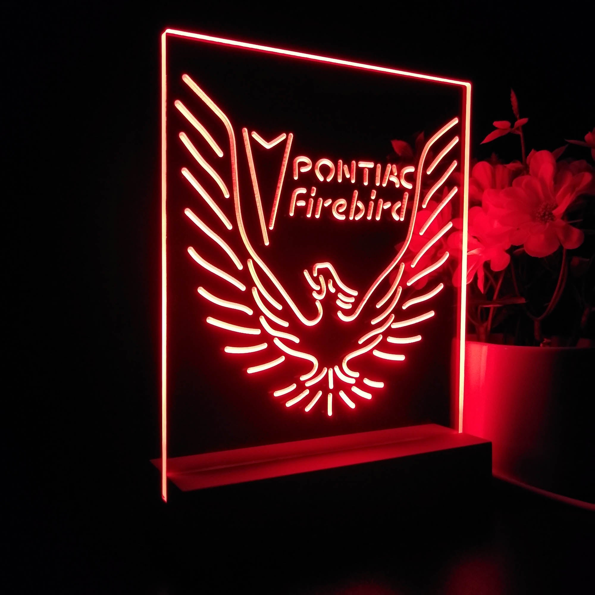 Pontiacs Firebirds Night Light LED Sign