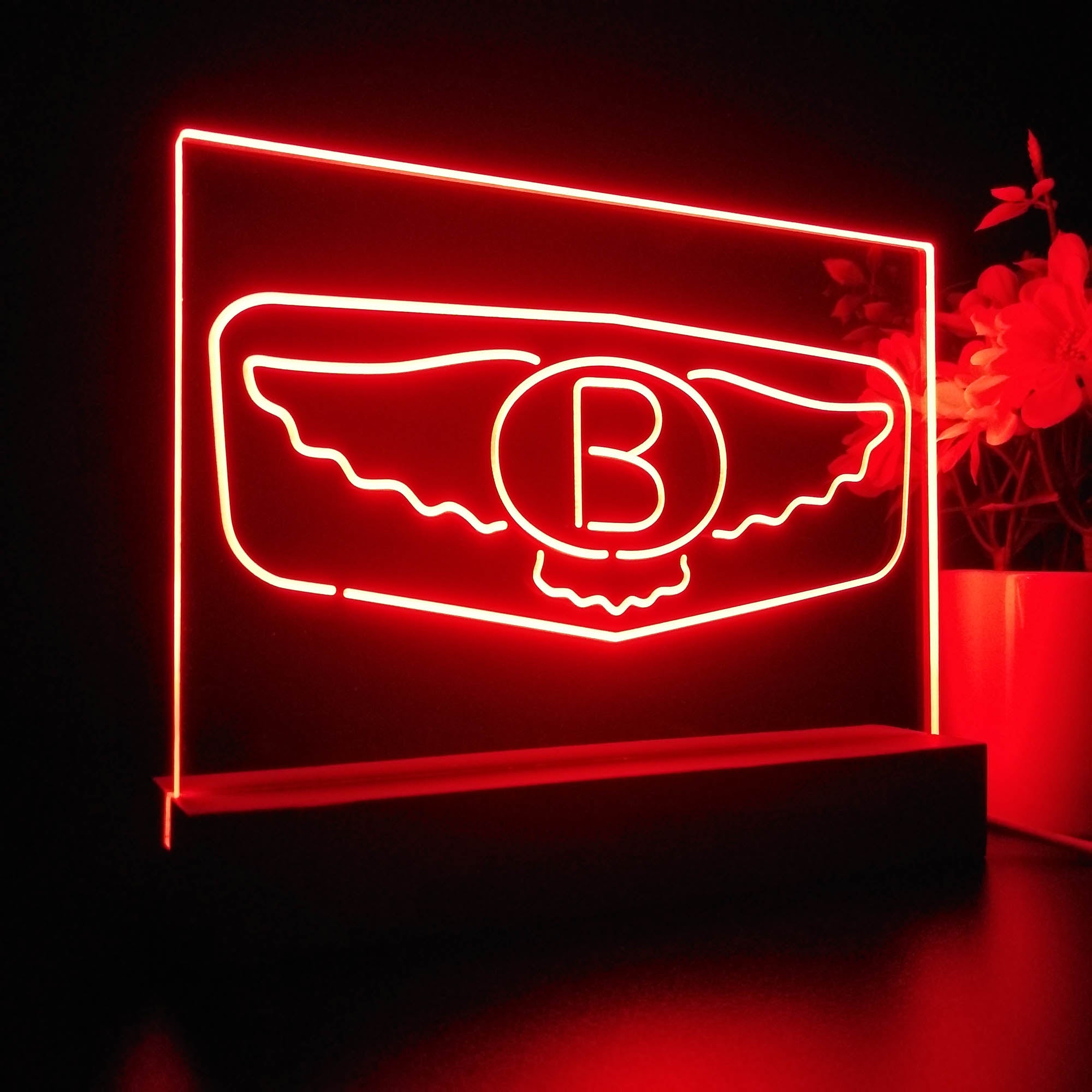 Bentley Wing Night Light LED Sign