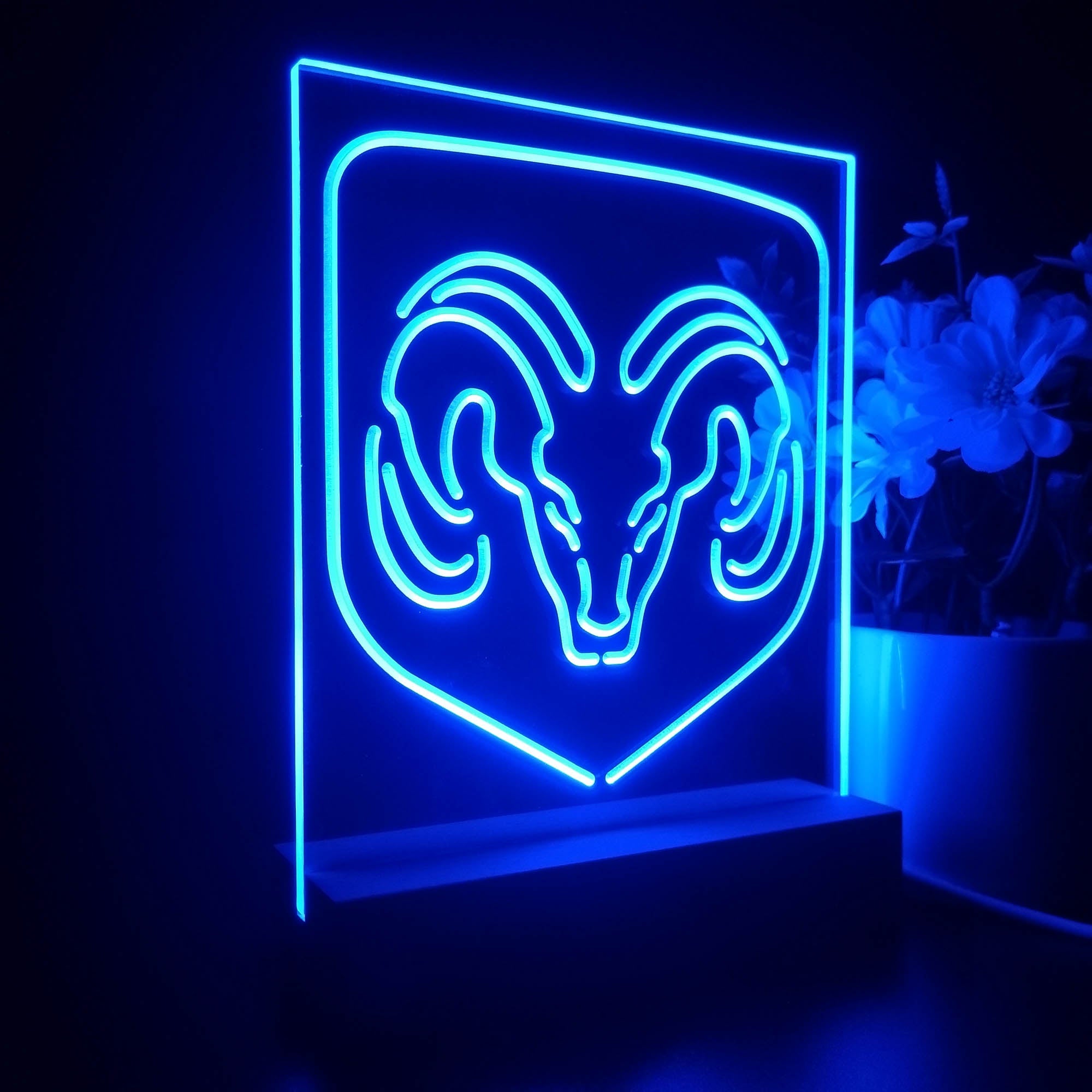 Dodge Ram Night Light LED Sign