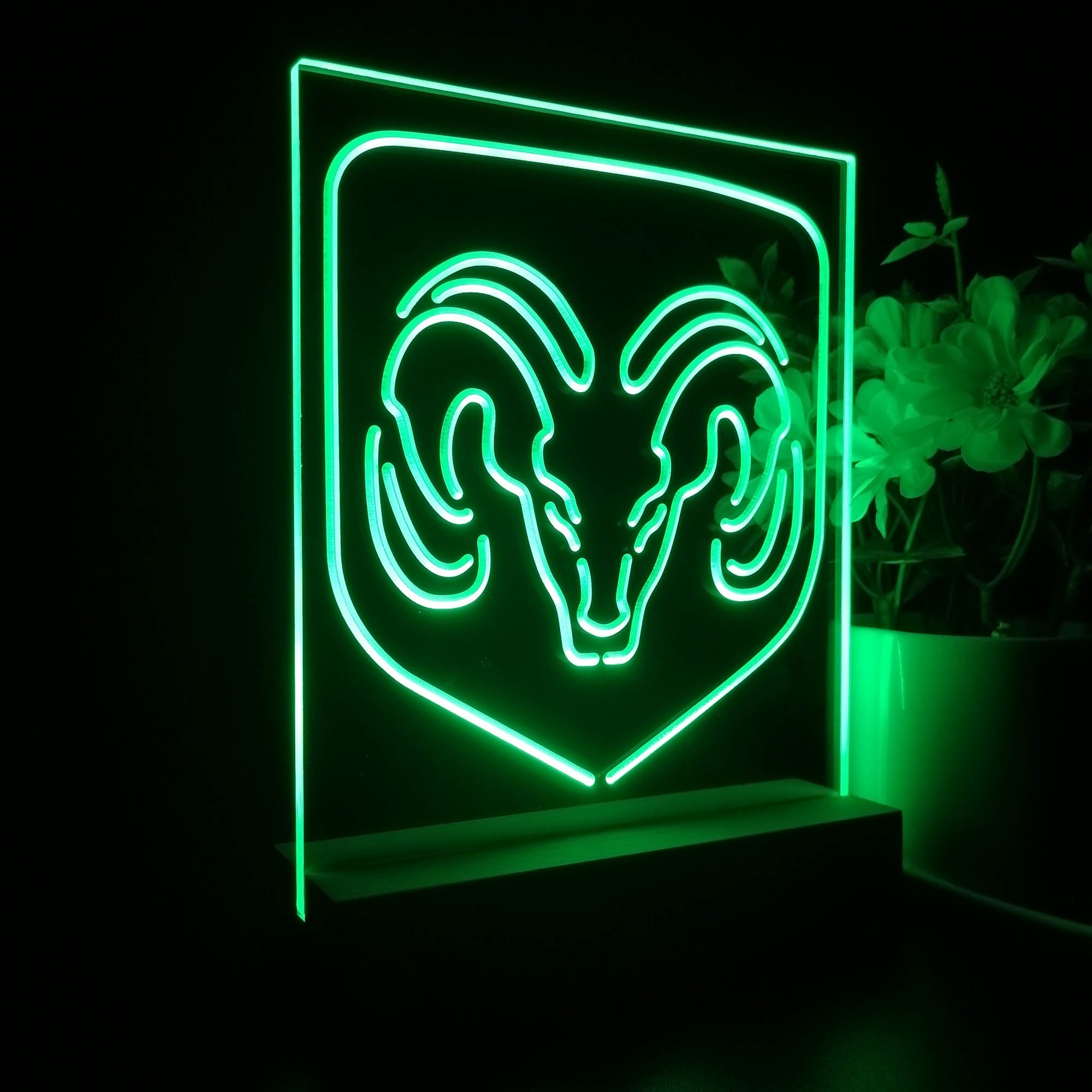 Dodge Ram Night Light LED Sign