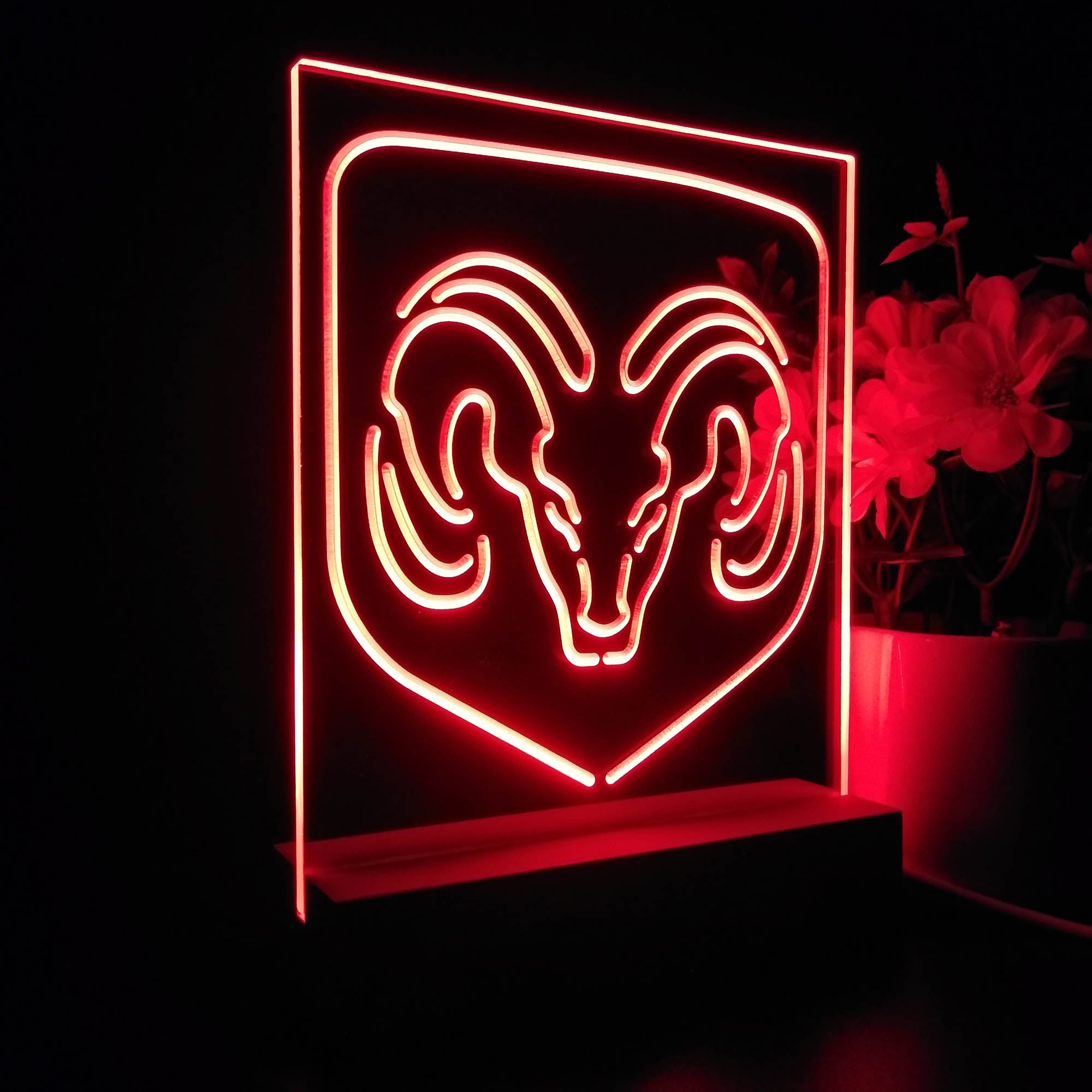 Dodge Ram Night Light LED Sign