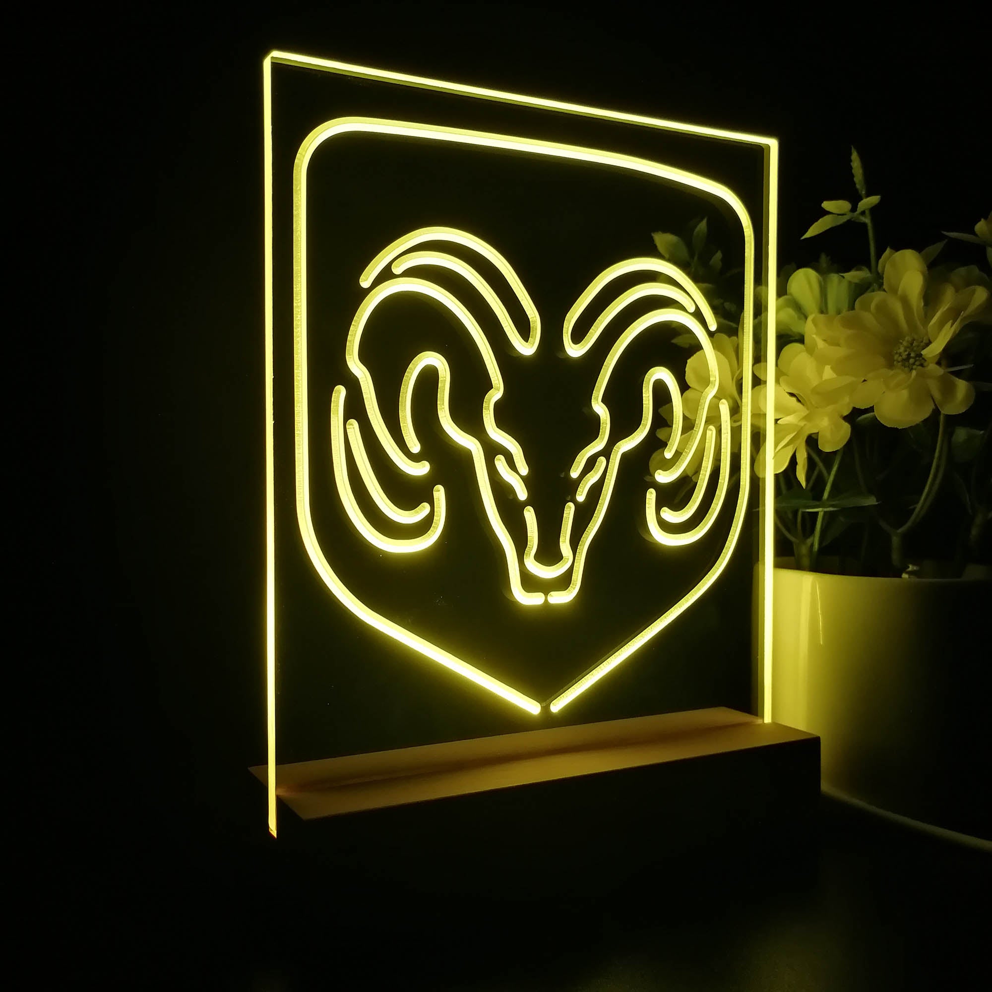 Dodge Ram Night Light LED Sign