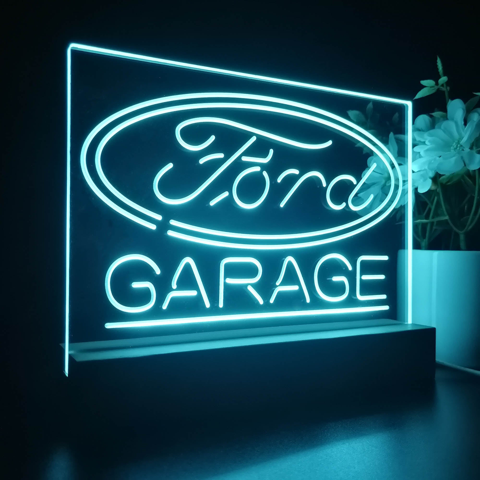 Ford Garage Night Light LED Sign