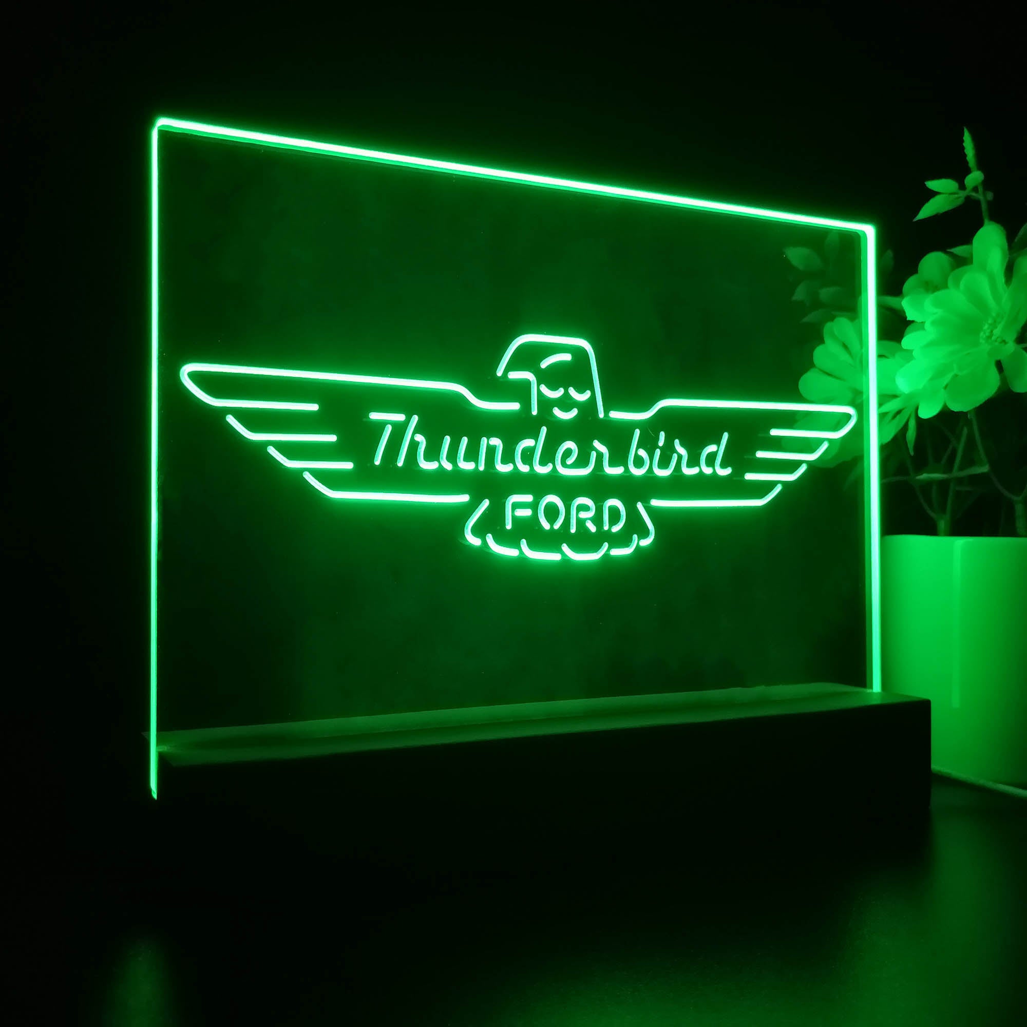 Ford Thunderbird Night Light LED Sign