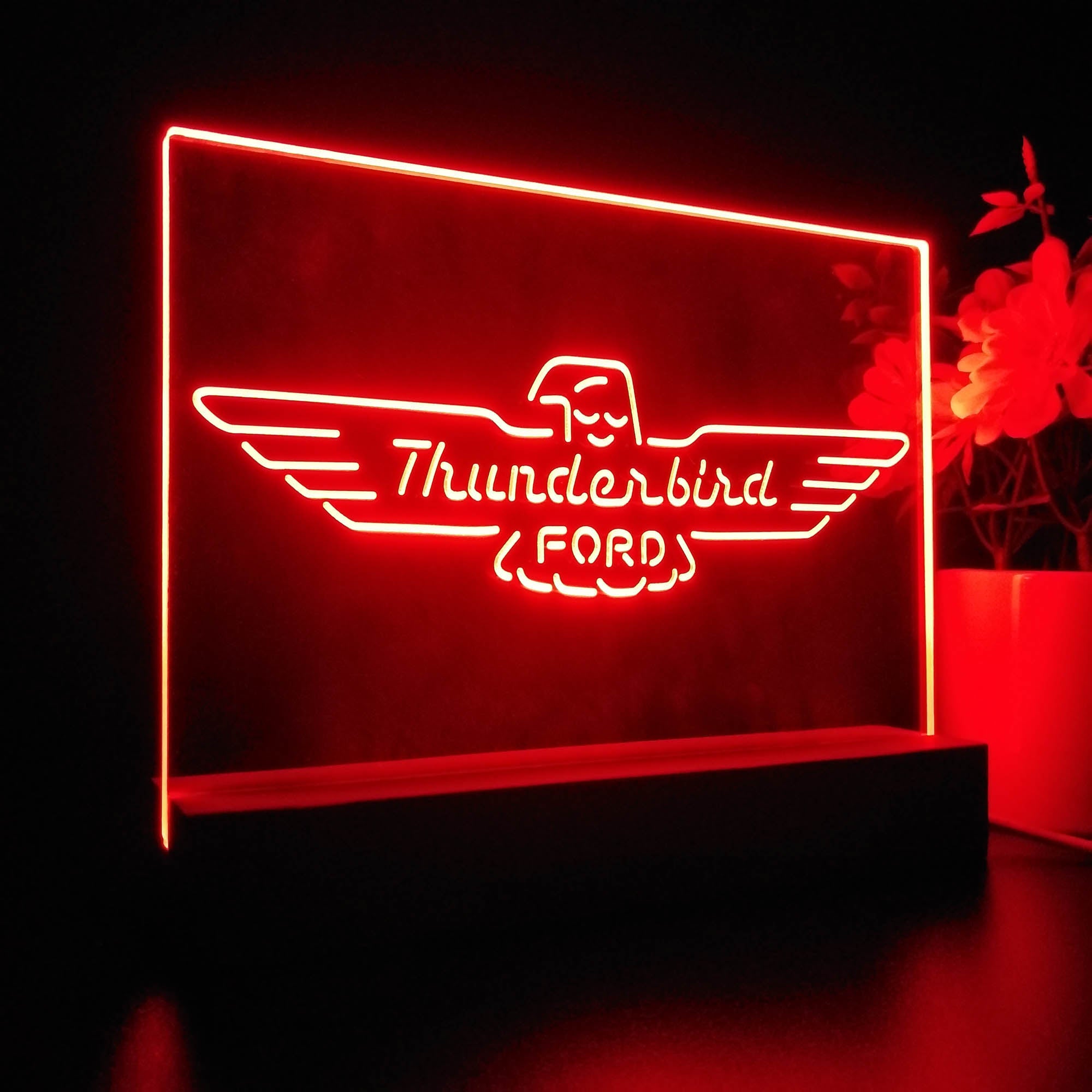 Ford Thunderbird Night Light LED Sign