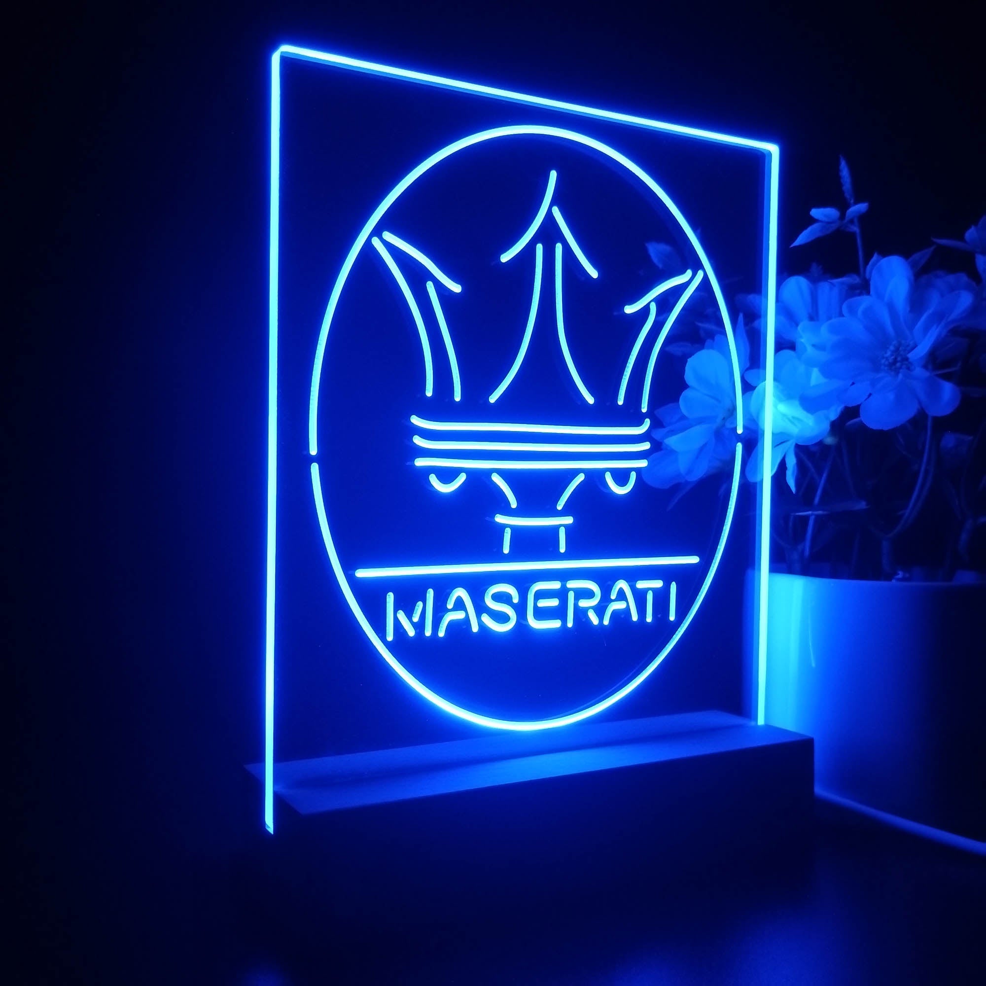 Maserati Night Light LED Sign
