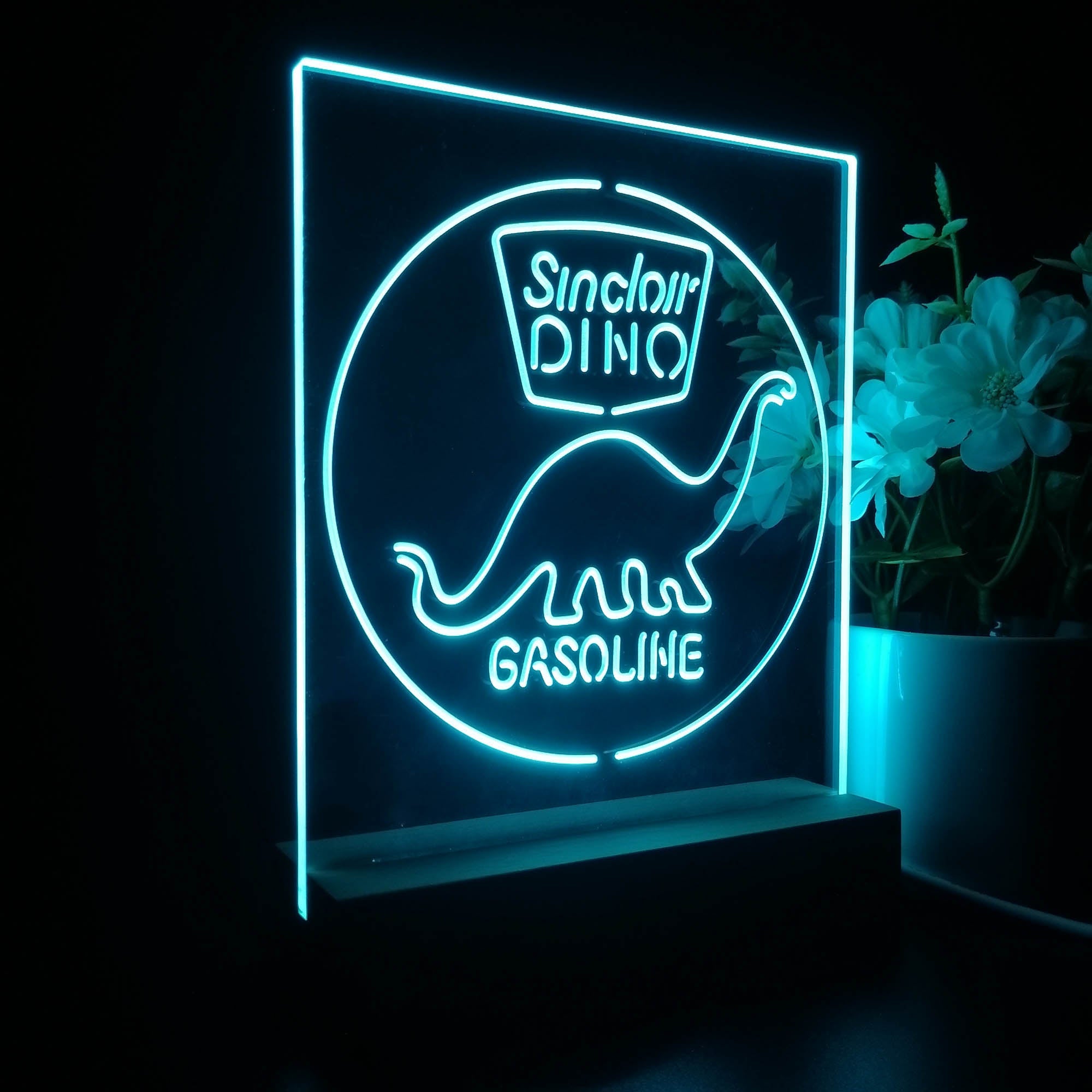 Sinclair Dinosaur Dino Night Light LED Sign