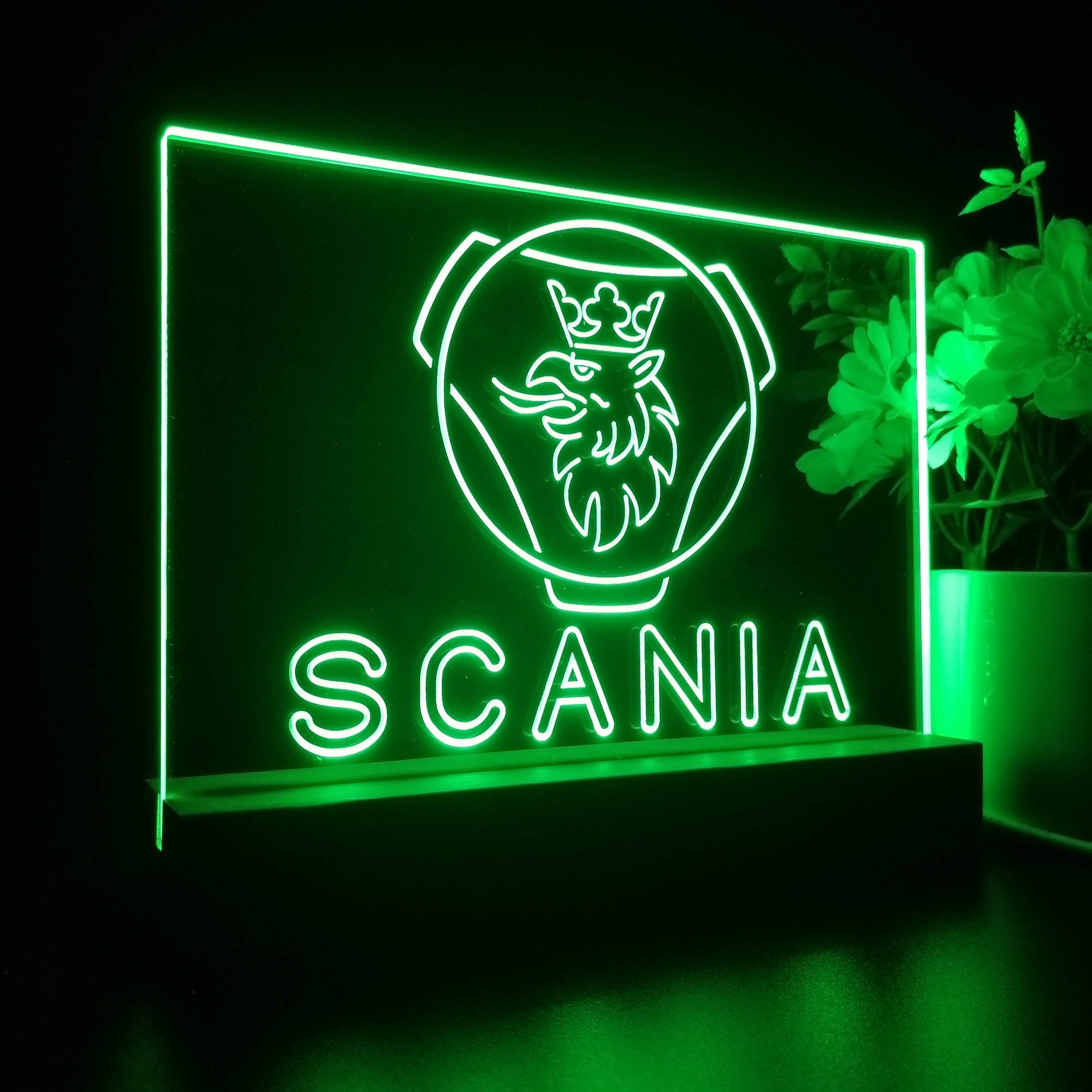 Scania Truck Night Light LED Sign