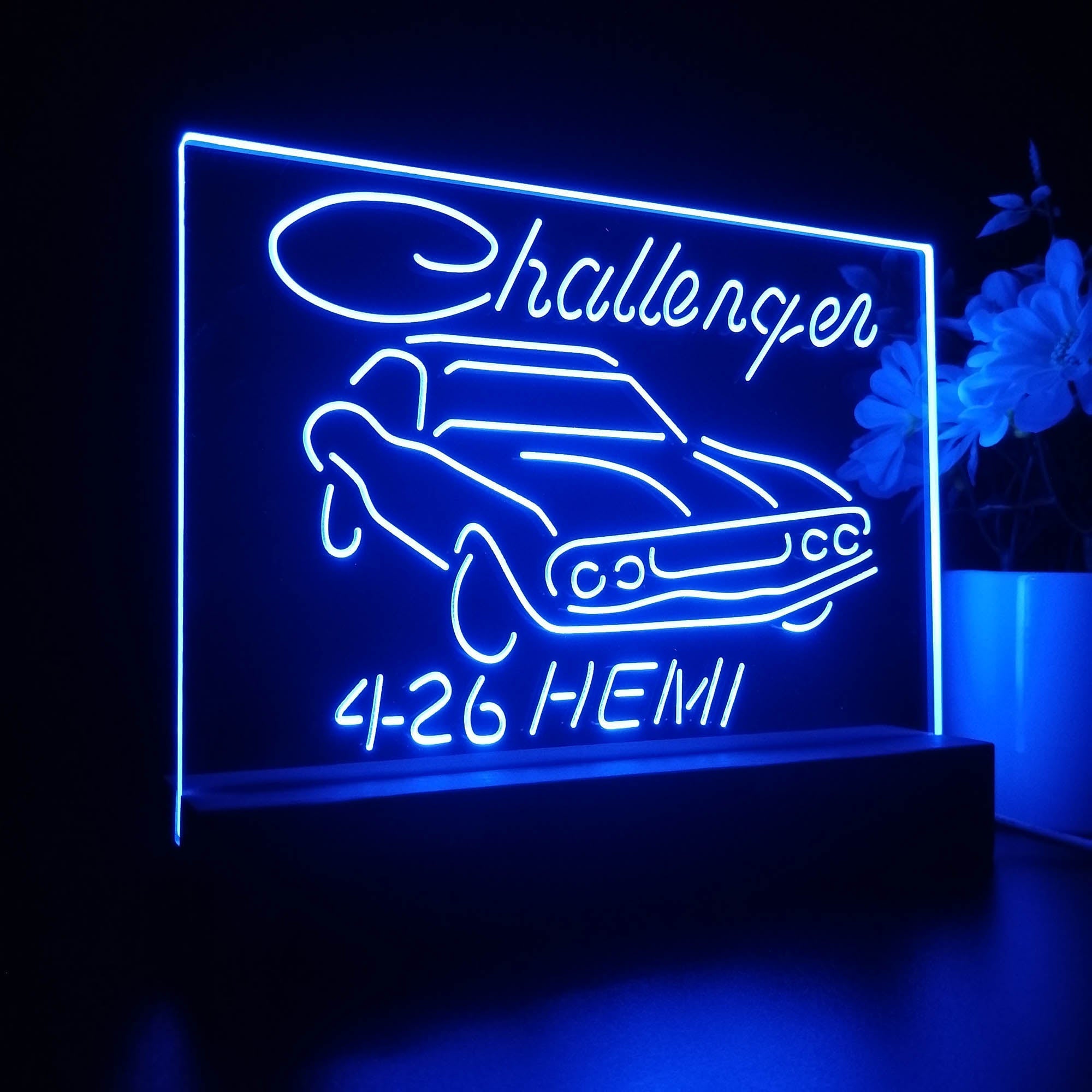 426 Hemi Challenger Dodge Night Light LED Sign
