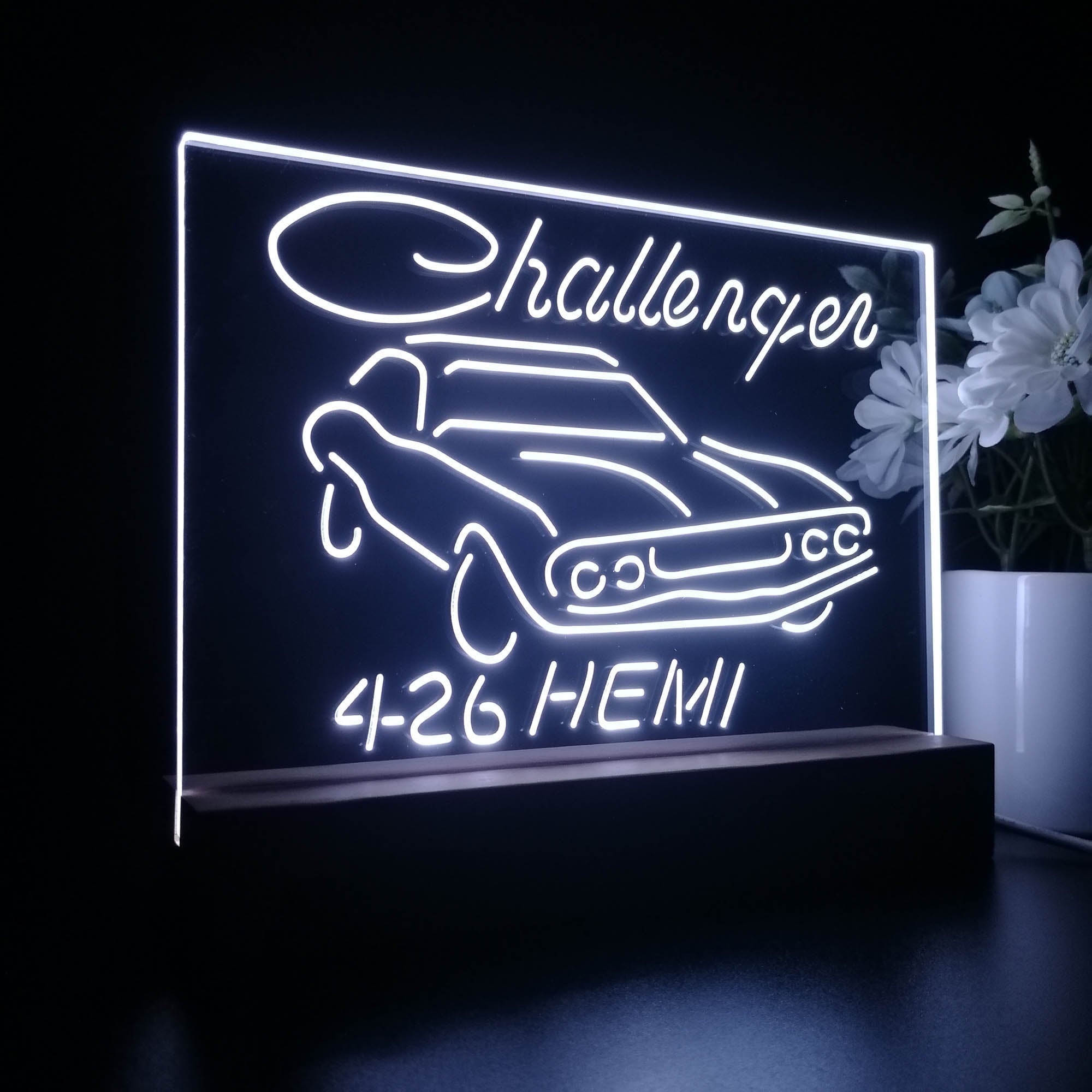 426 Hemi Challenger Dodge Night Light LED Sign