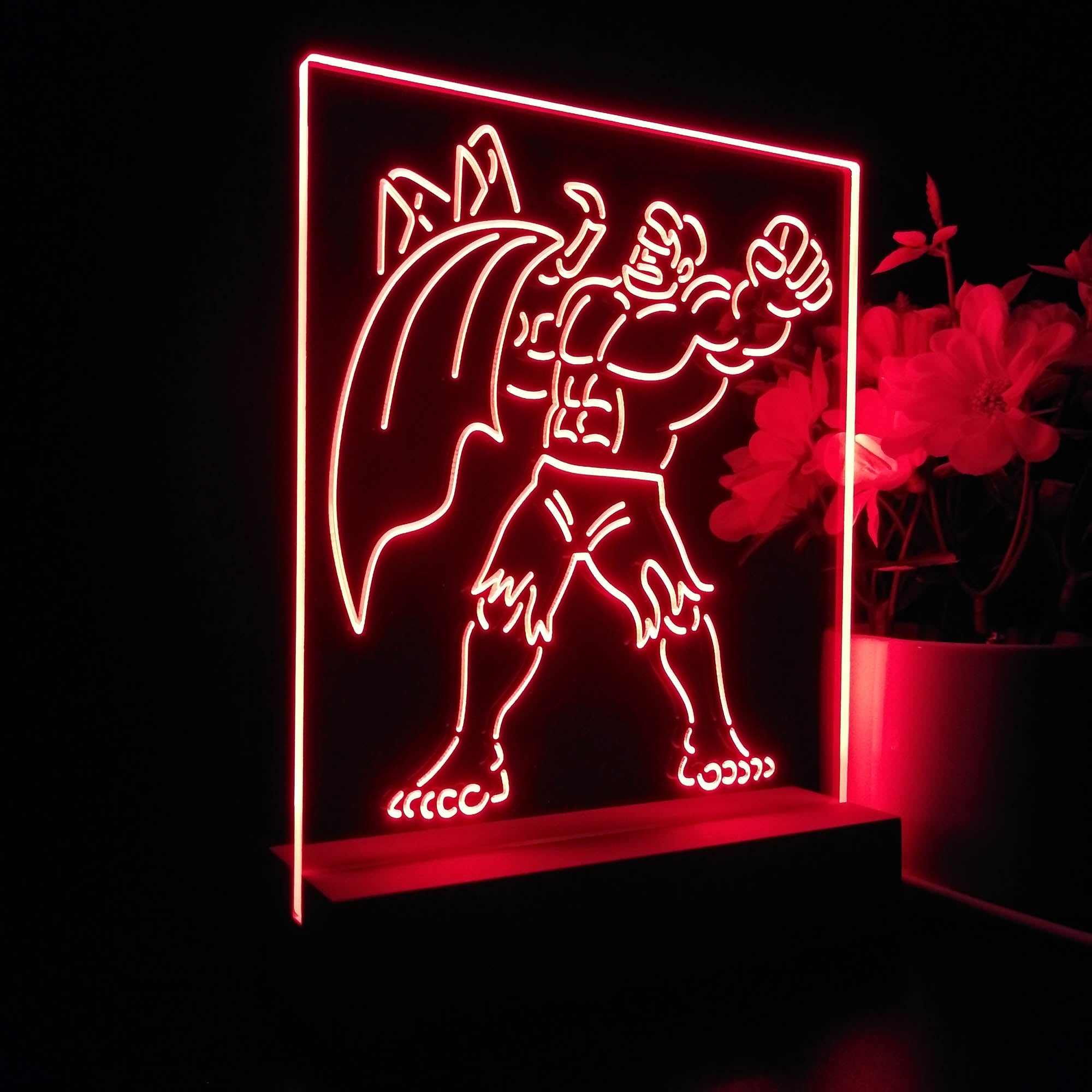 The Incredible Hulk Night Light LED Sign