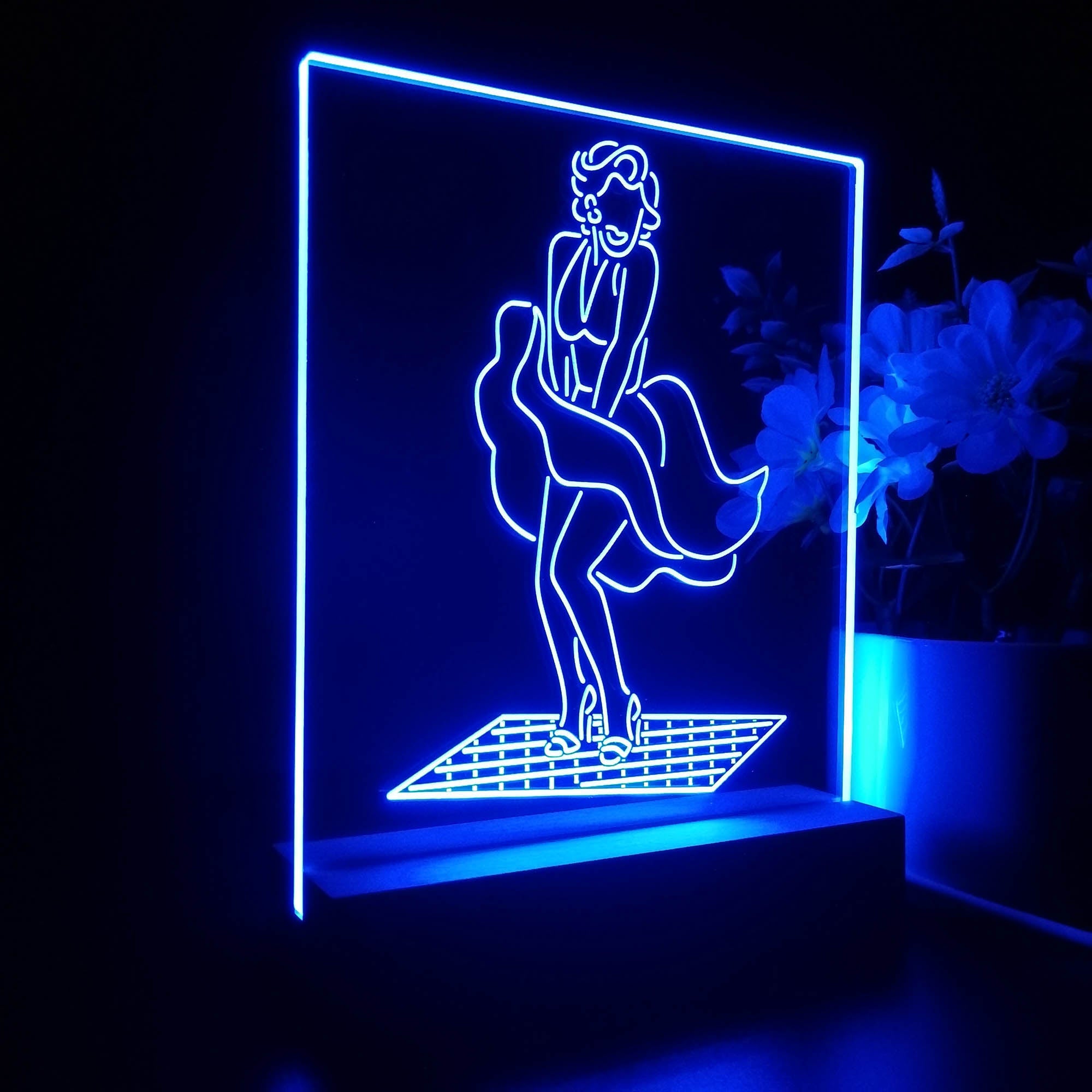 Marilyn Monroe Night Light LED Sign