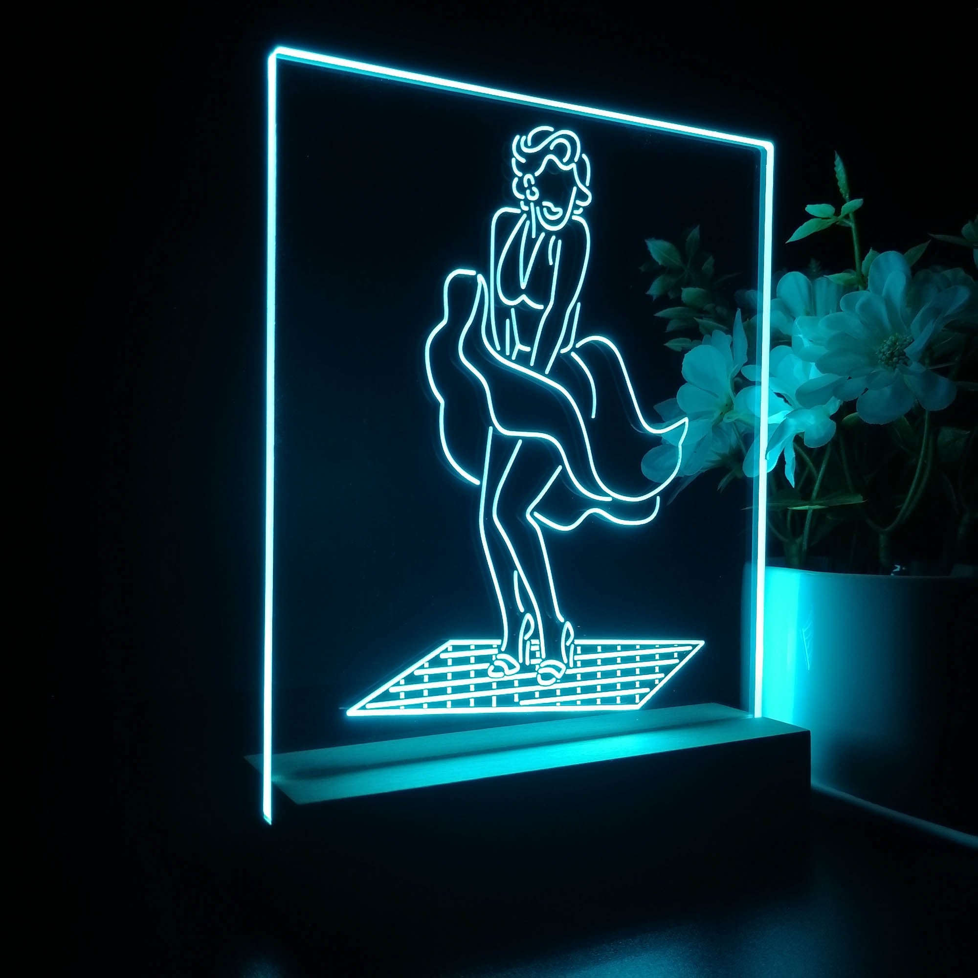 Marilyn Monroe Night Light LED Sign