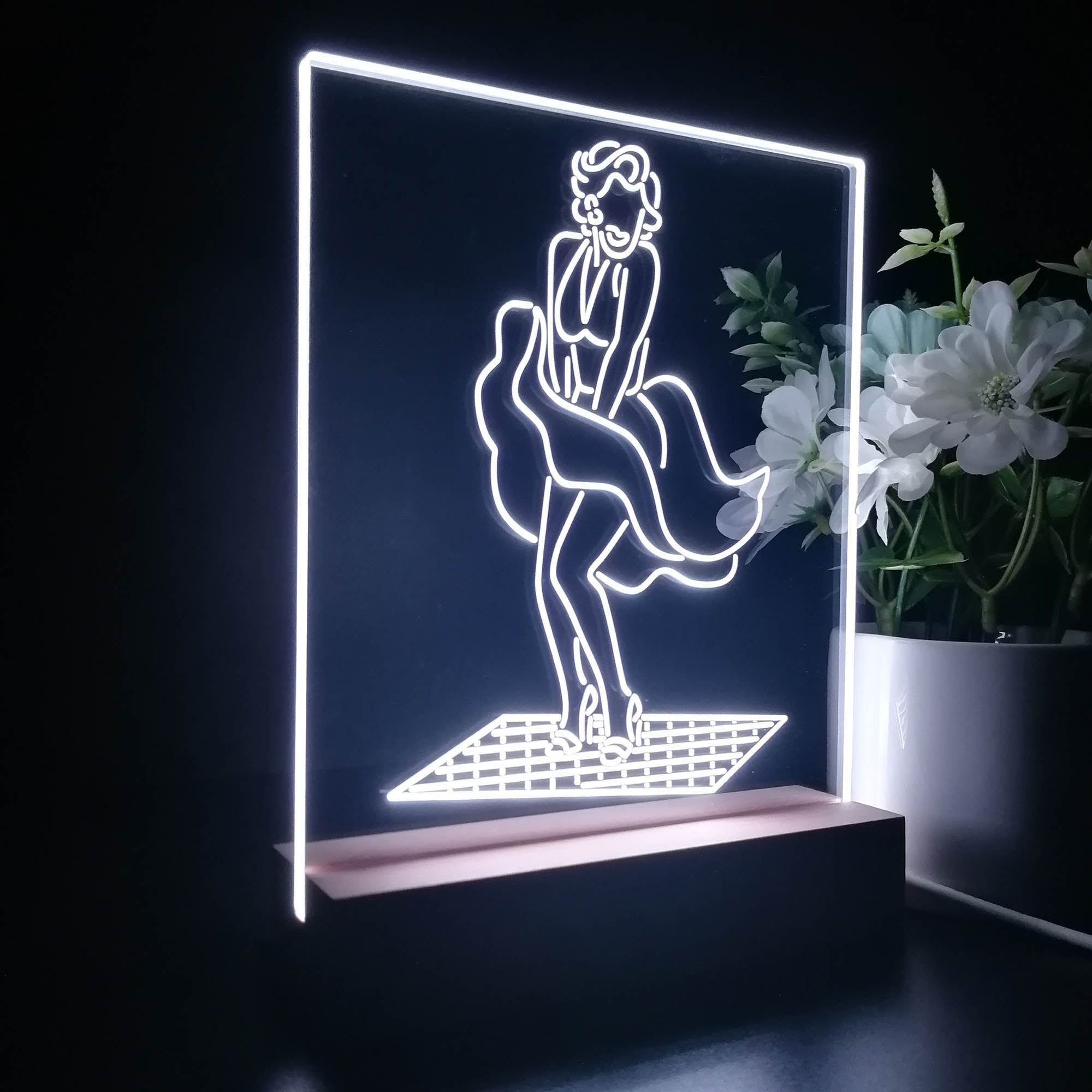 Marilyn Monroe Night Light LED Sign