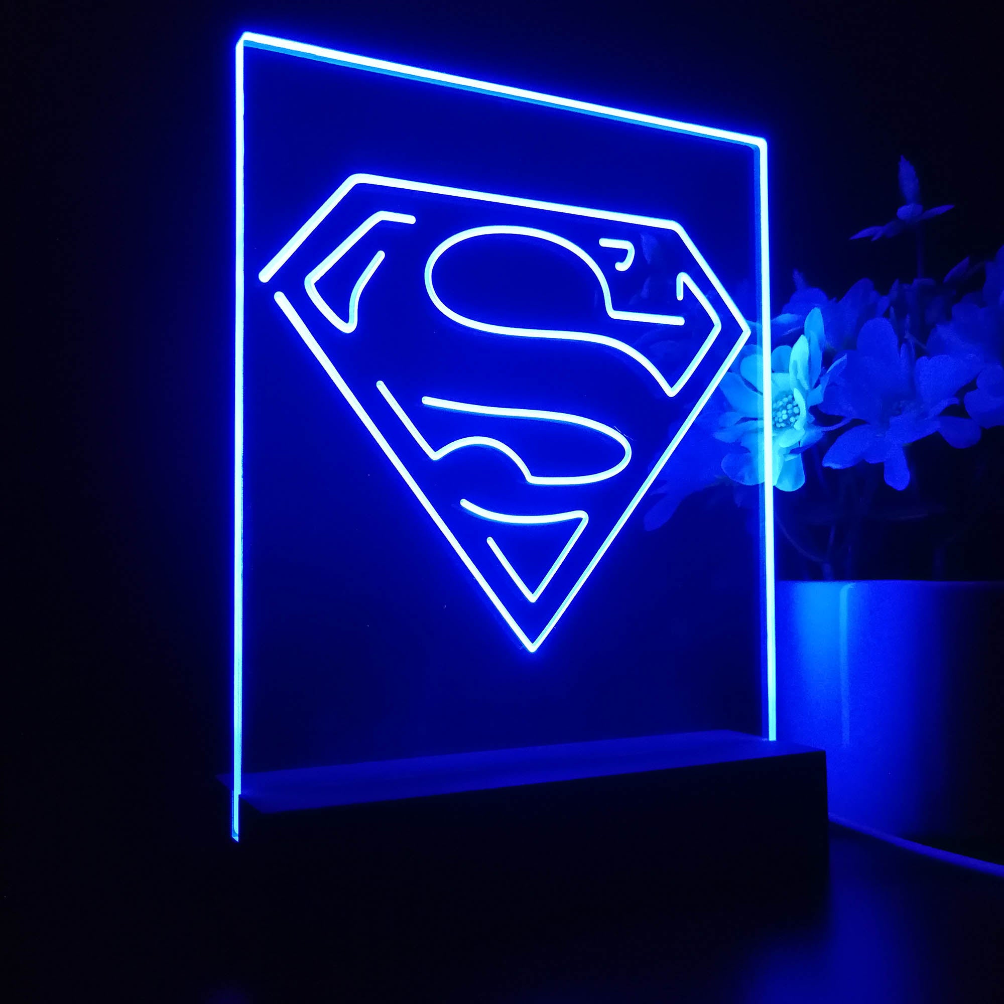 Superman Hero Night Light LED Sign