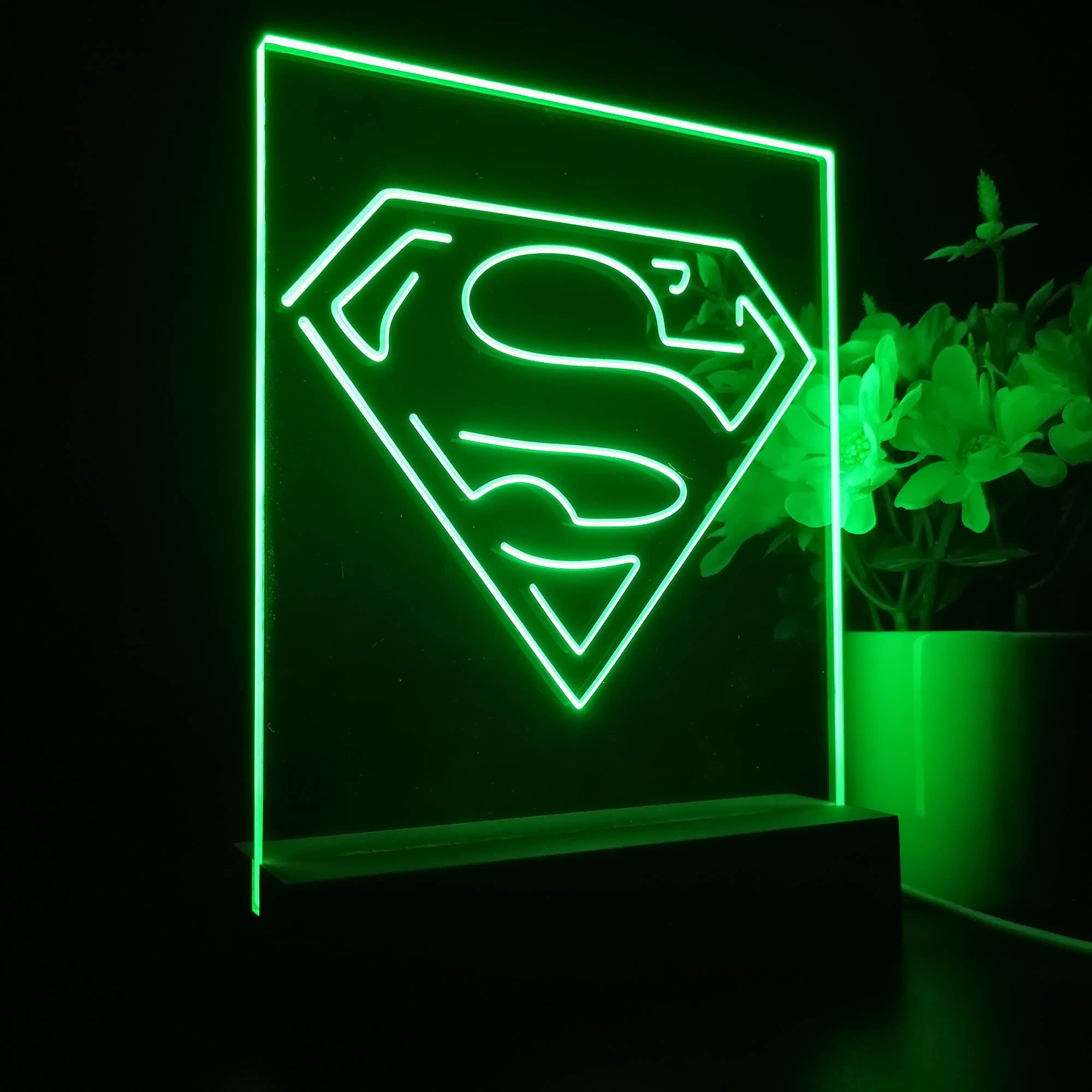 Superman Hero Night Light LED Sign