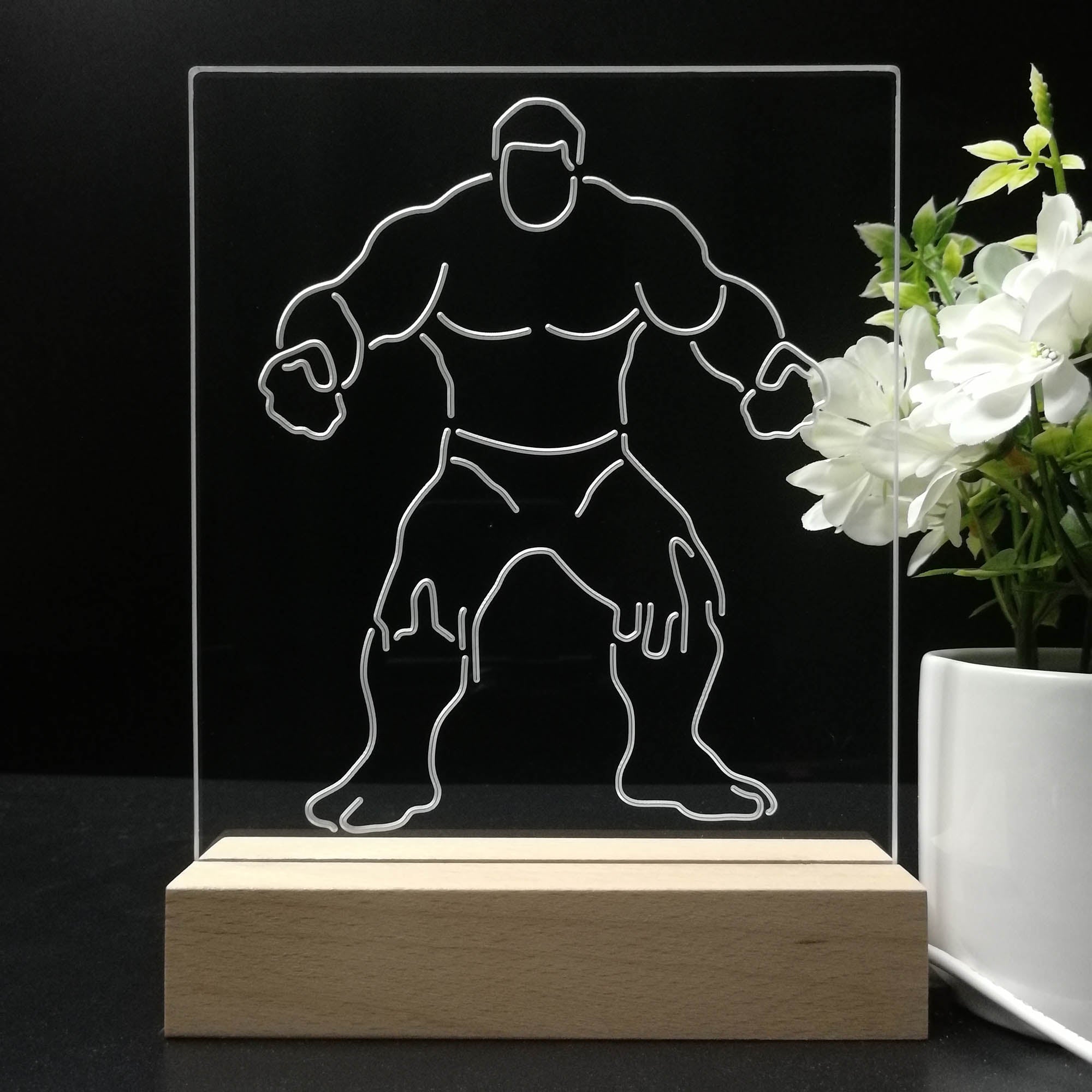 The Hulk Marvels Night Light LED Sign