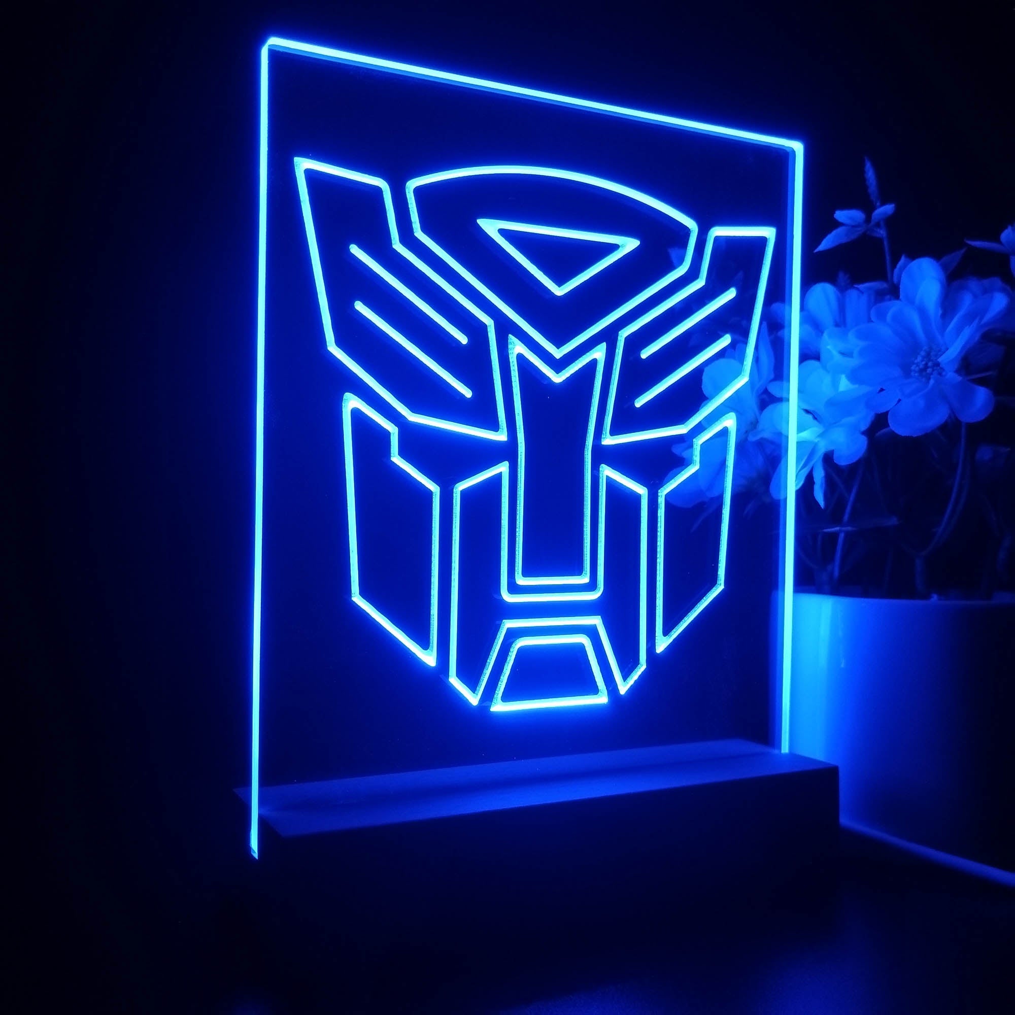 Transformers Autobots Night Light LED Sign