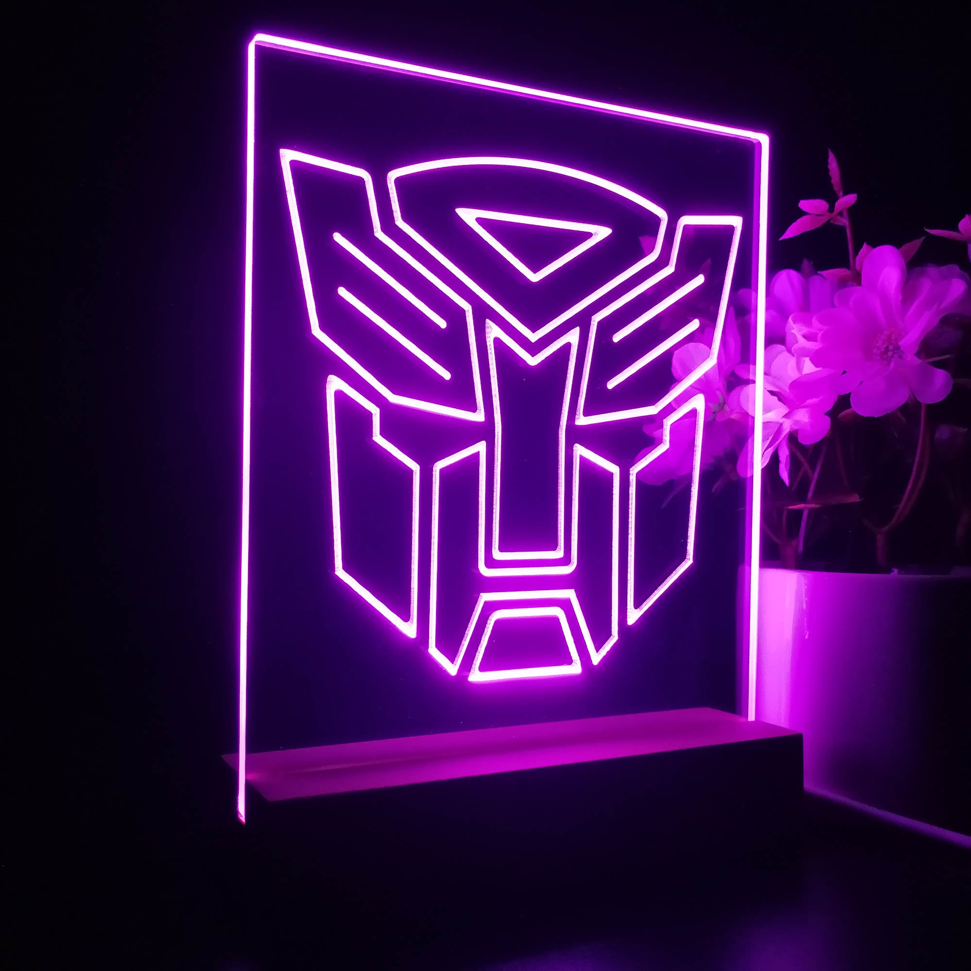 Transformers Autobots Night Light LED Sign