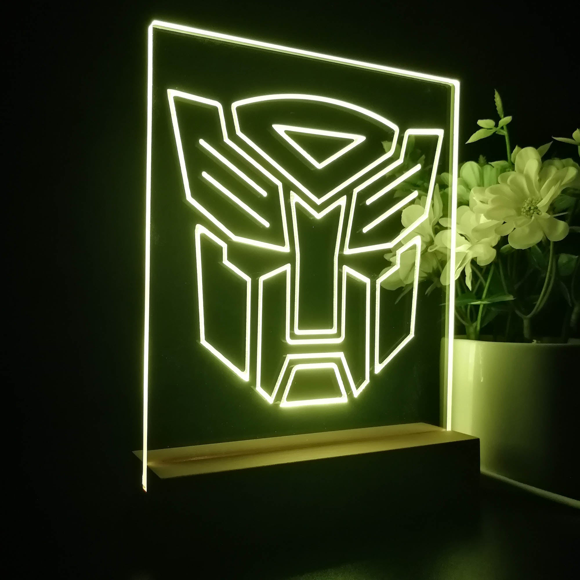 Transformers Autobots Night Light LED Sign