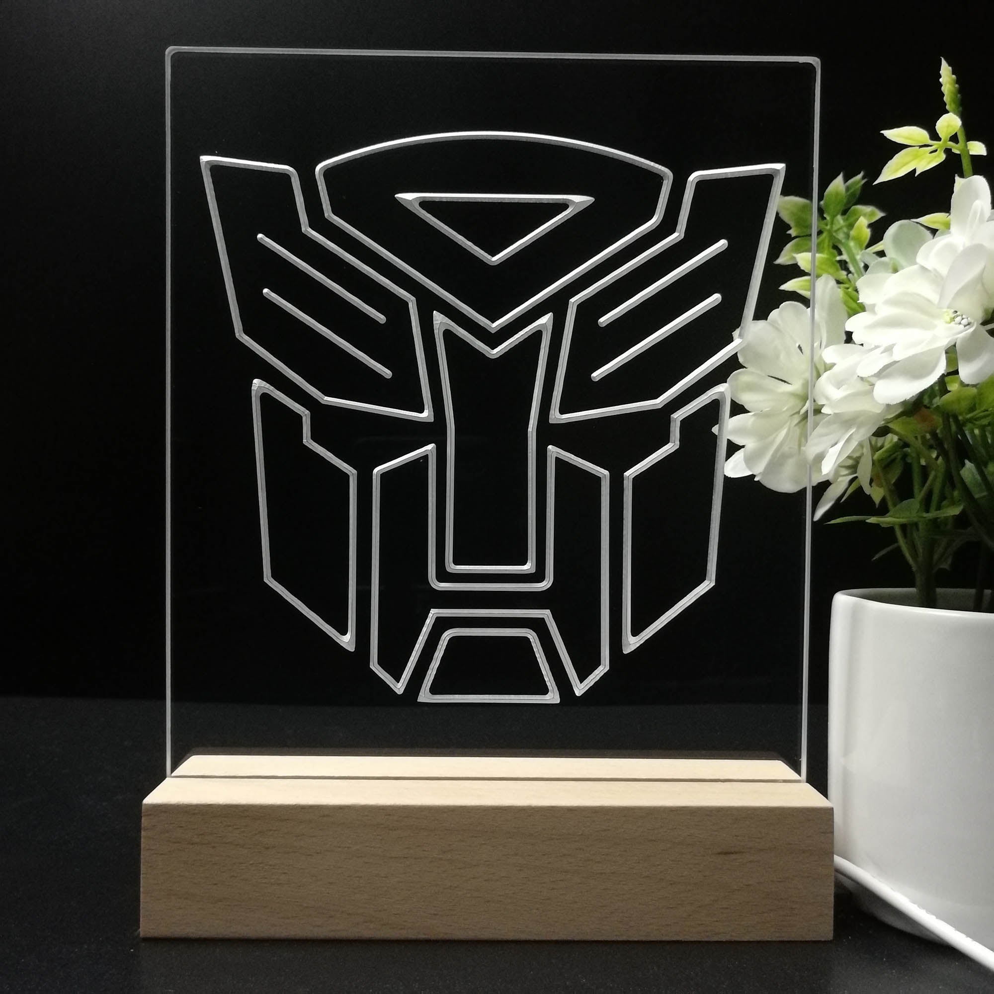 Transformers Autobots Night Light LED Sign