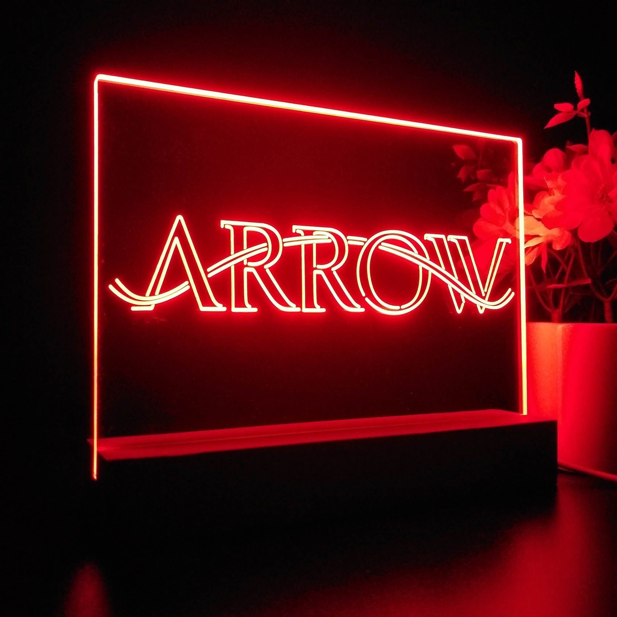 The Arrow Night Light LED Sign