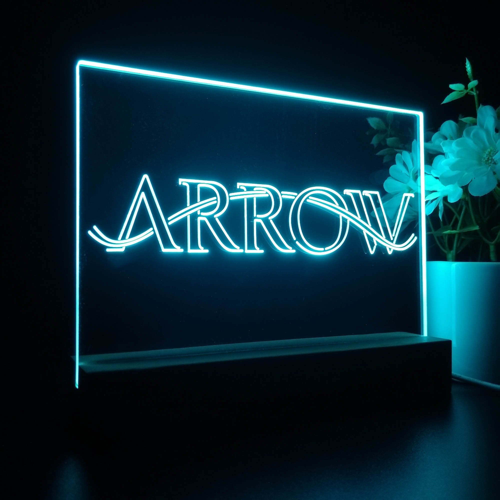 The Arrow Night Light LED Sign