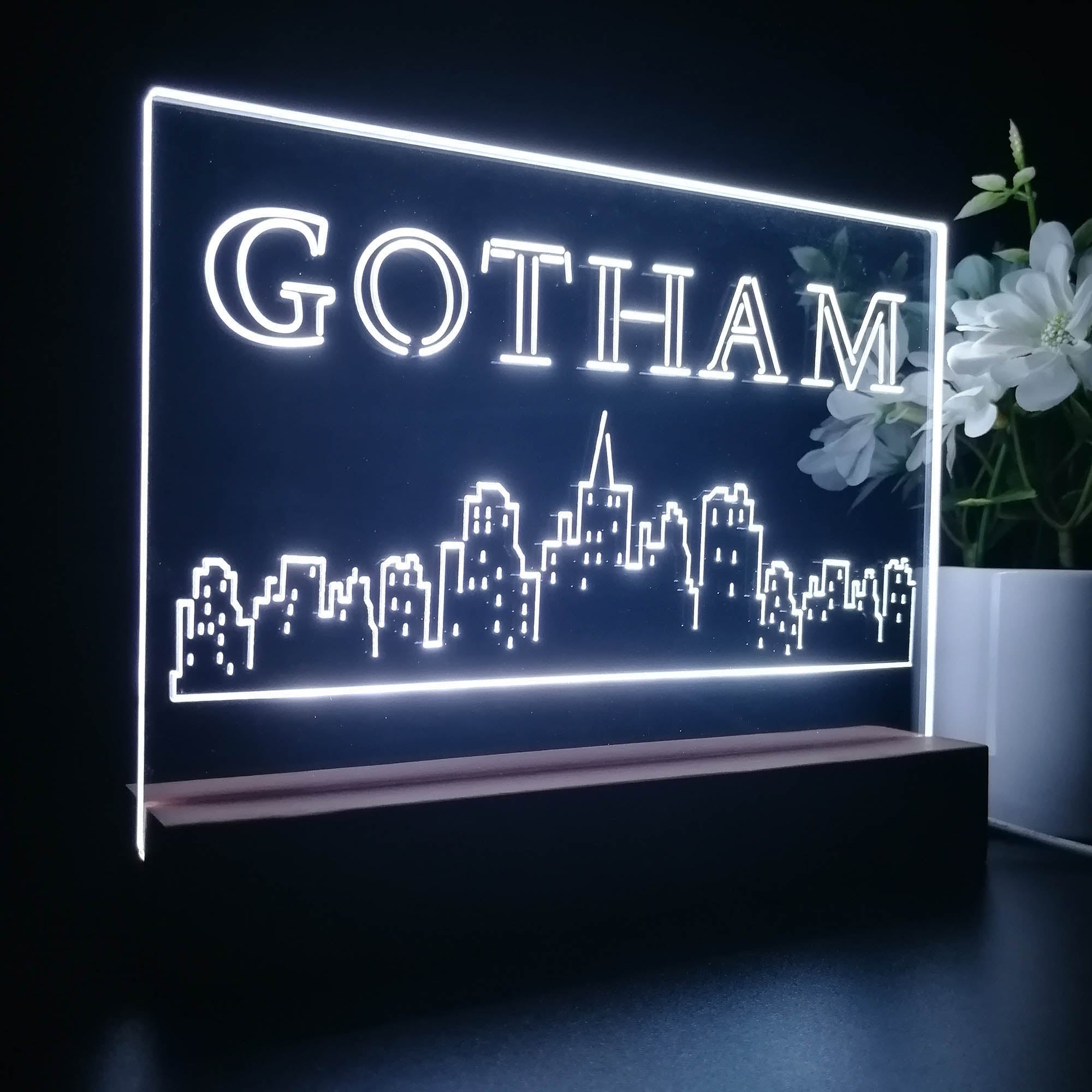 Gotham Night Light LED Sign