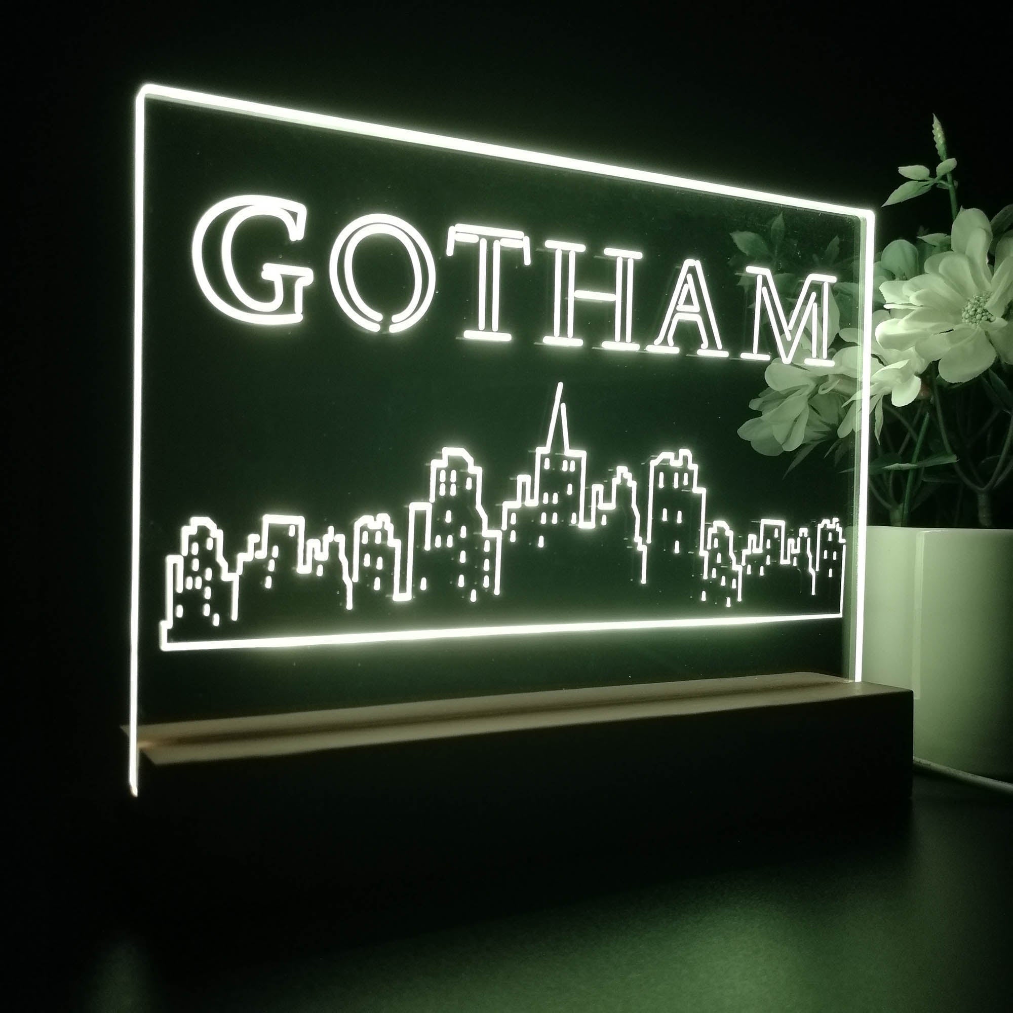 Gotham Night Light LED Sign