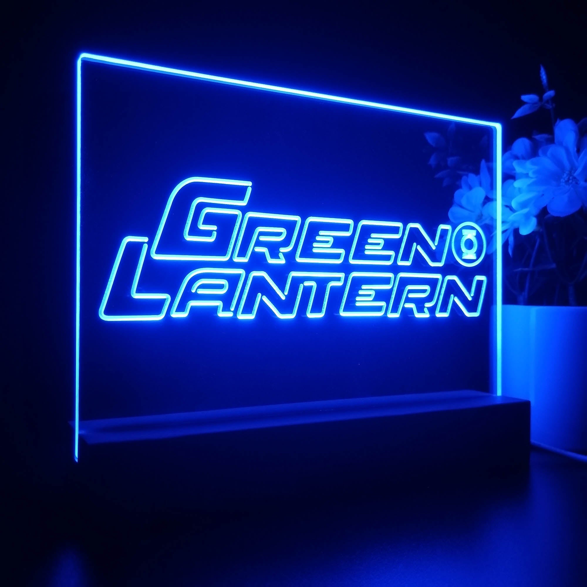 Green Lantern Night Light LED Sign