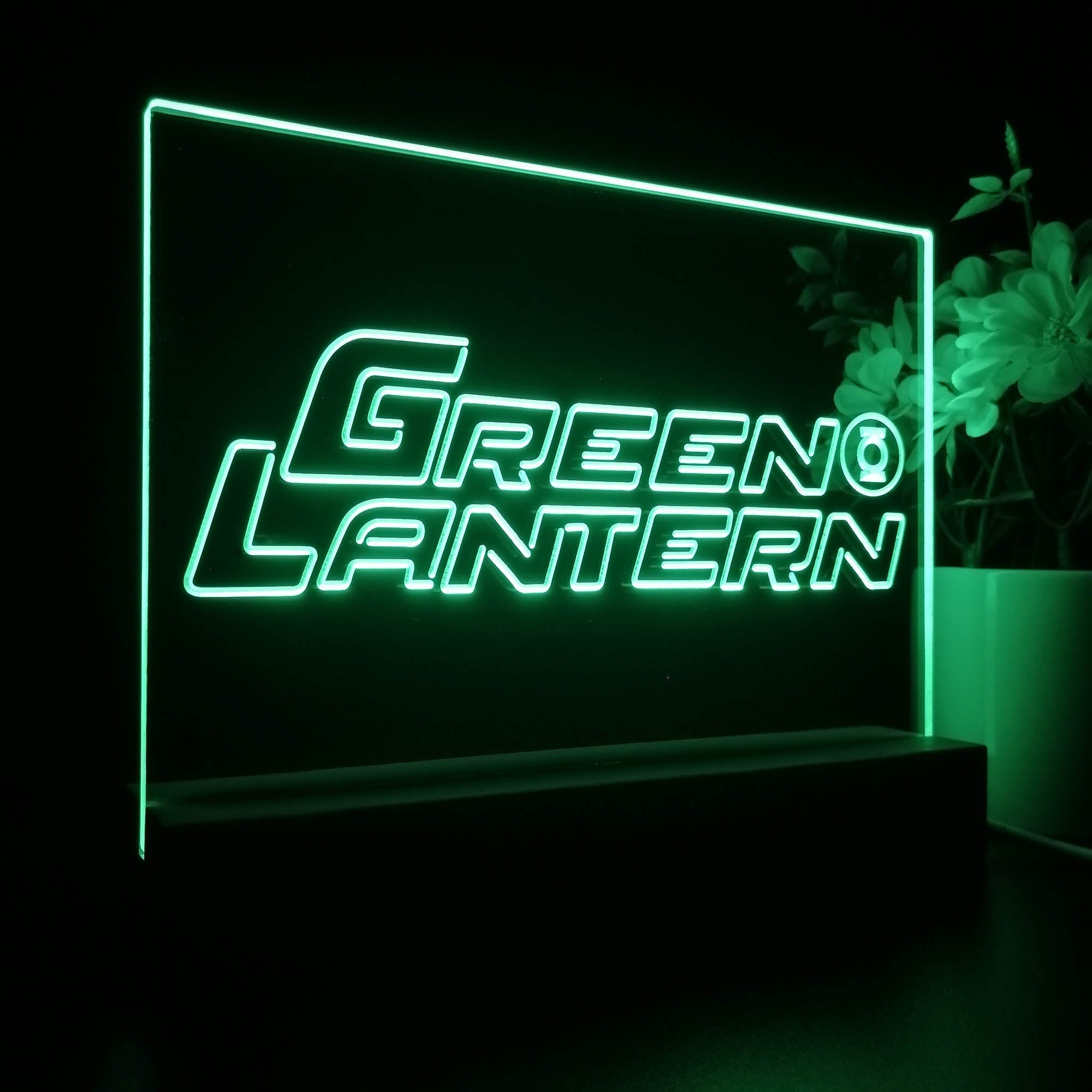 Green Lantern Night Light LED Sign