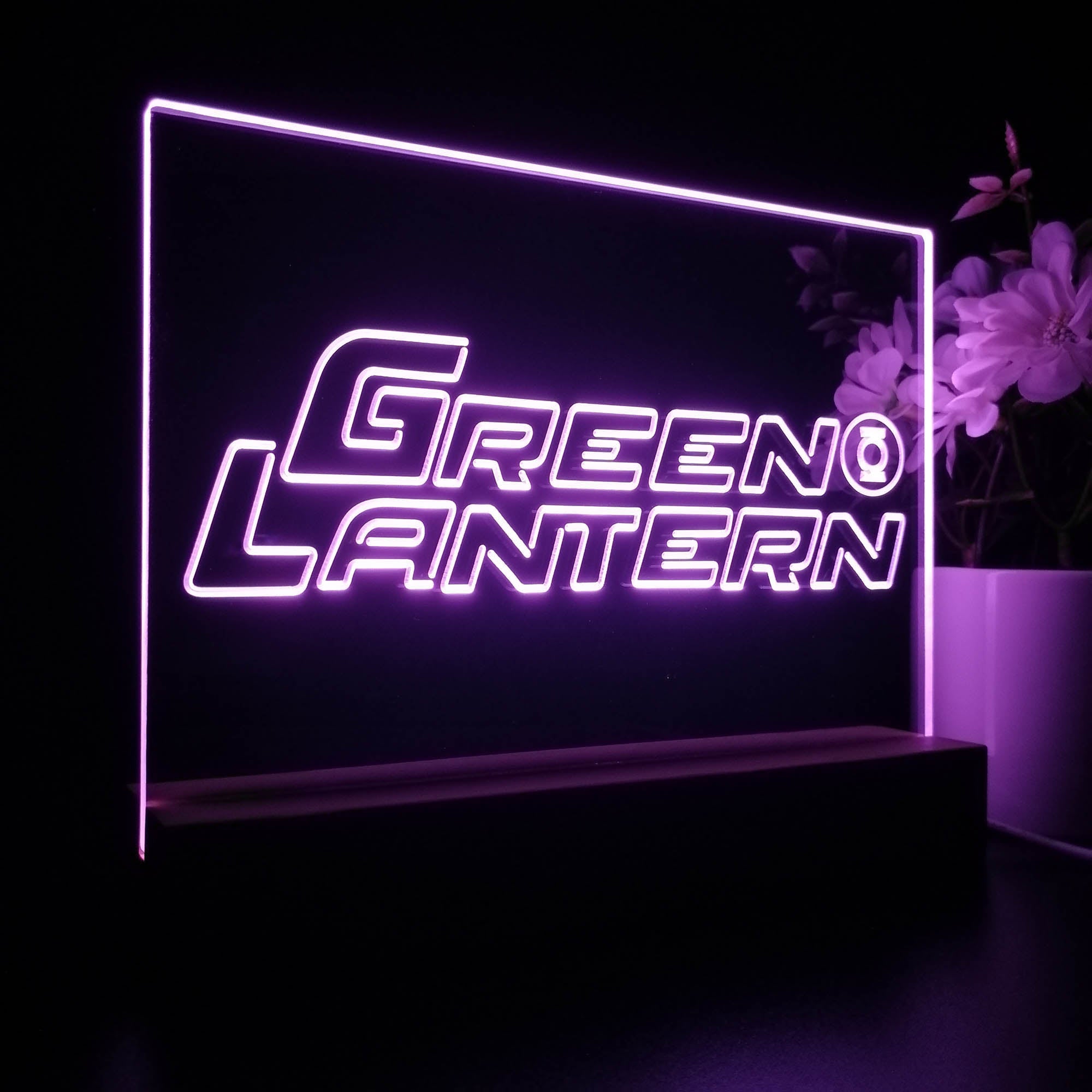 Green Lantern Night Light LED Sign