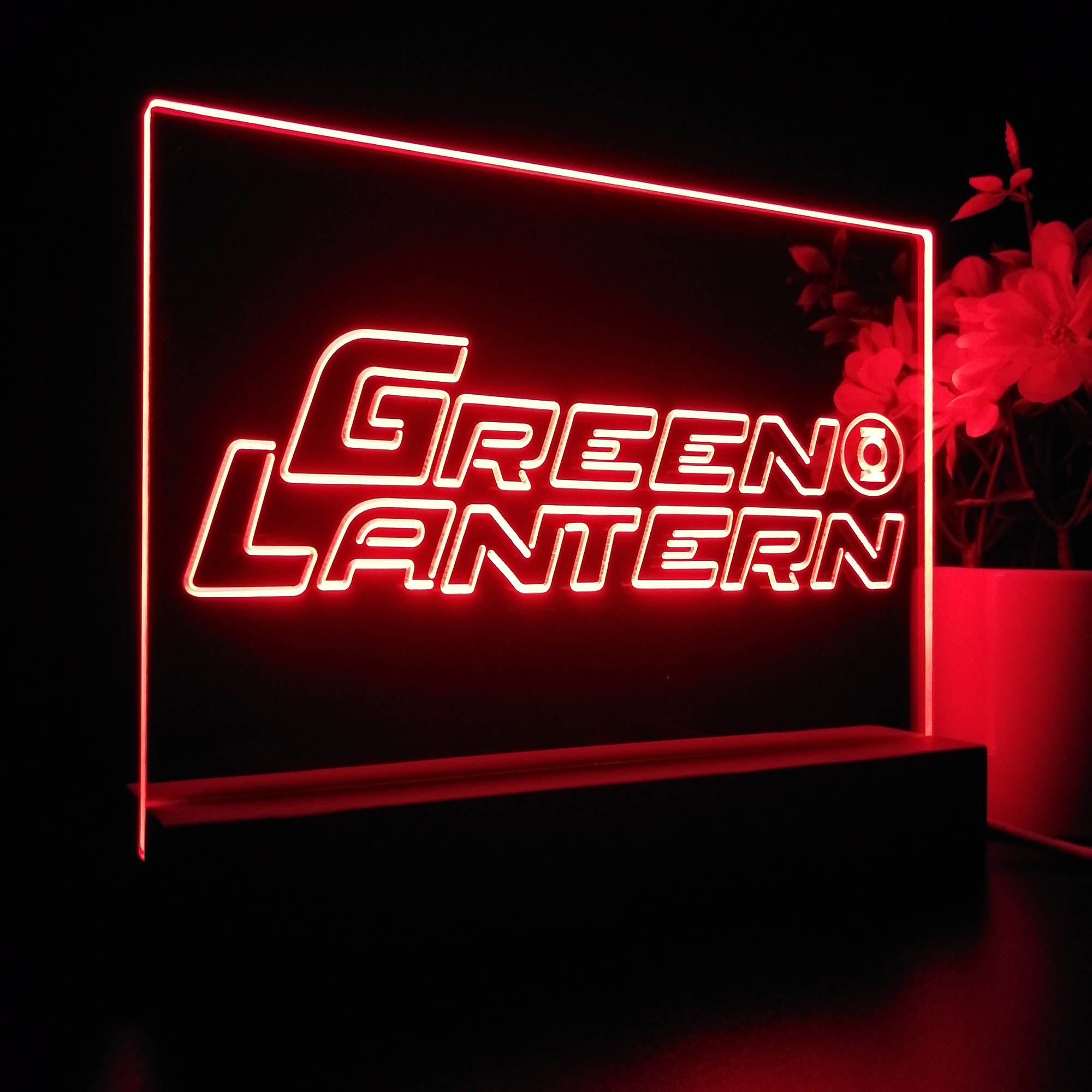 Green Lantern Night Light LED Sign