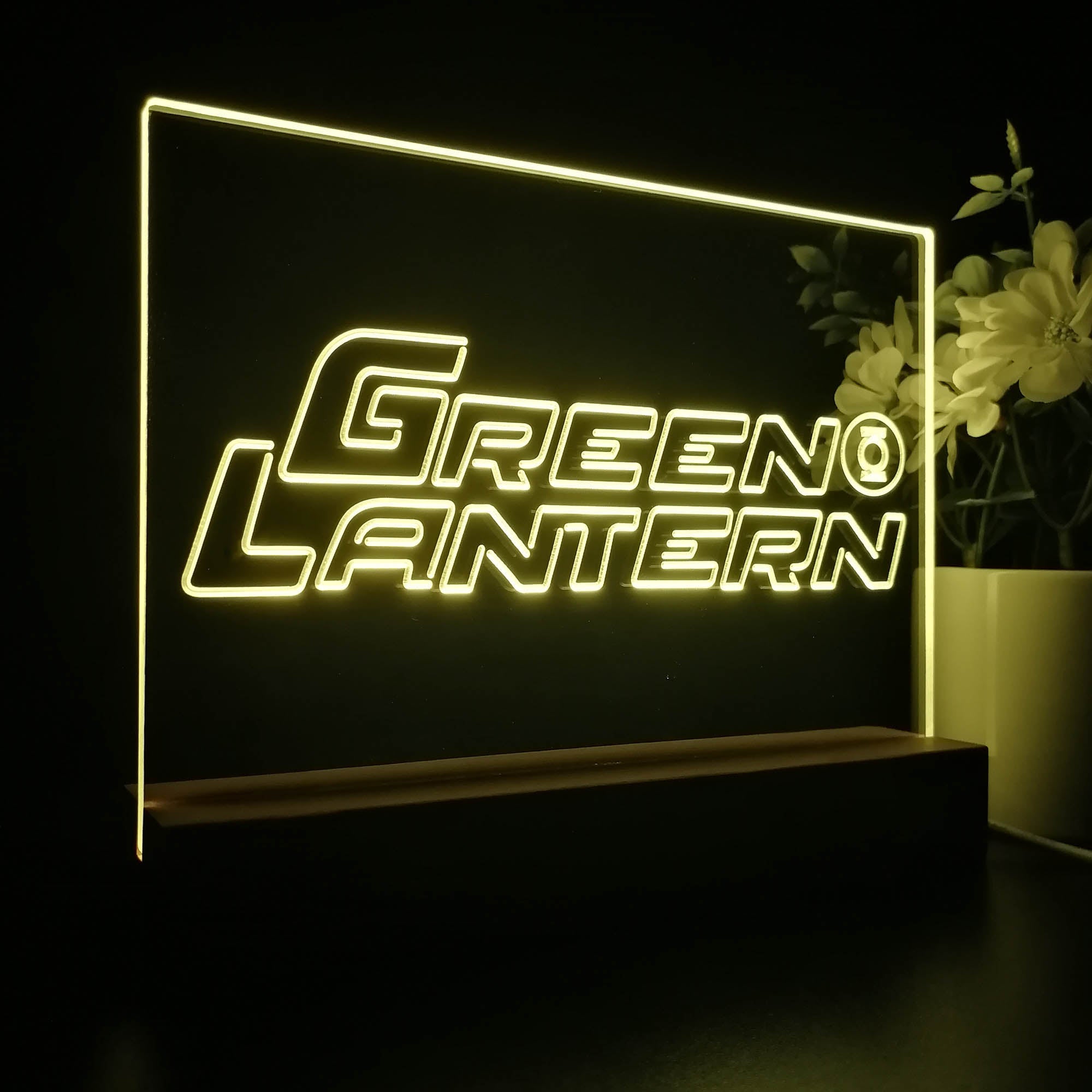 Green Lantern Night Light LED Sign