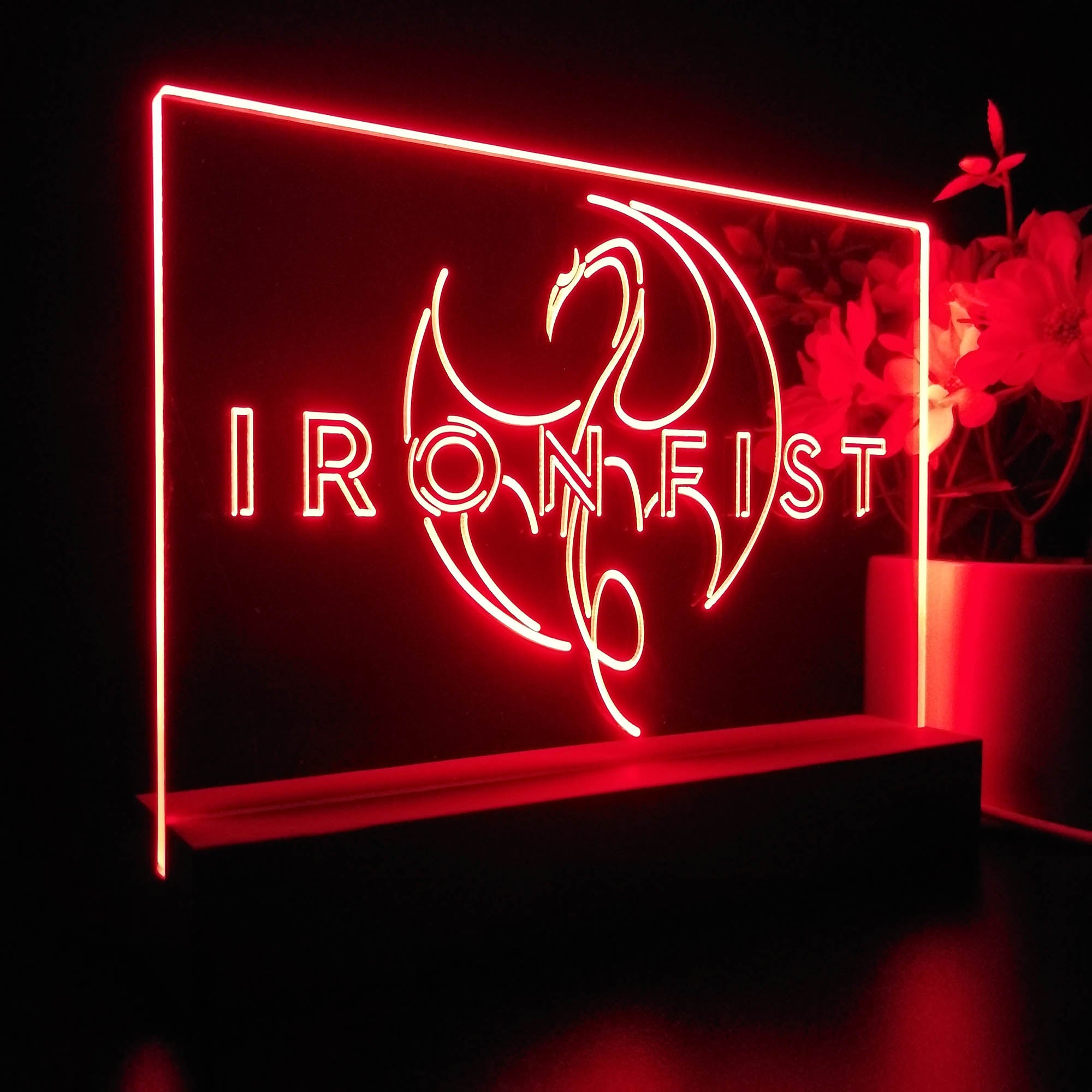Iron Fist Night Light LED Sign