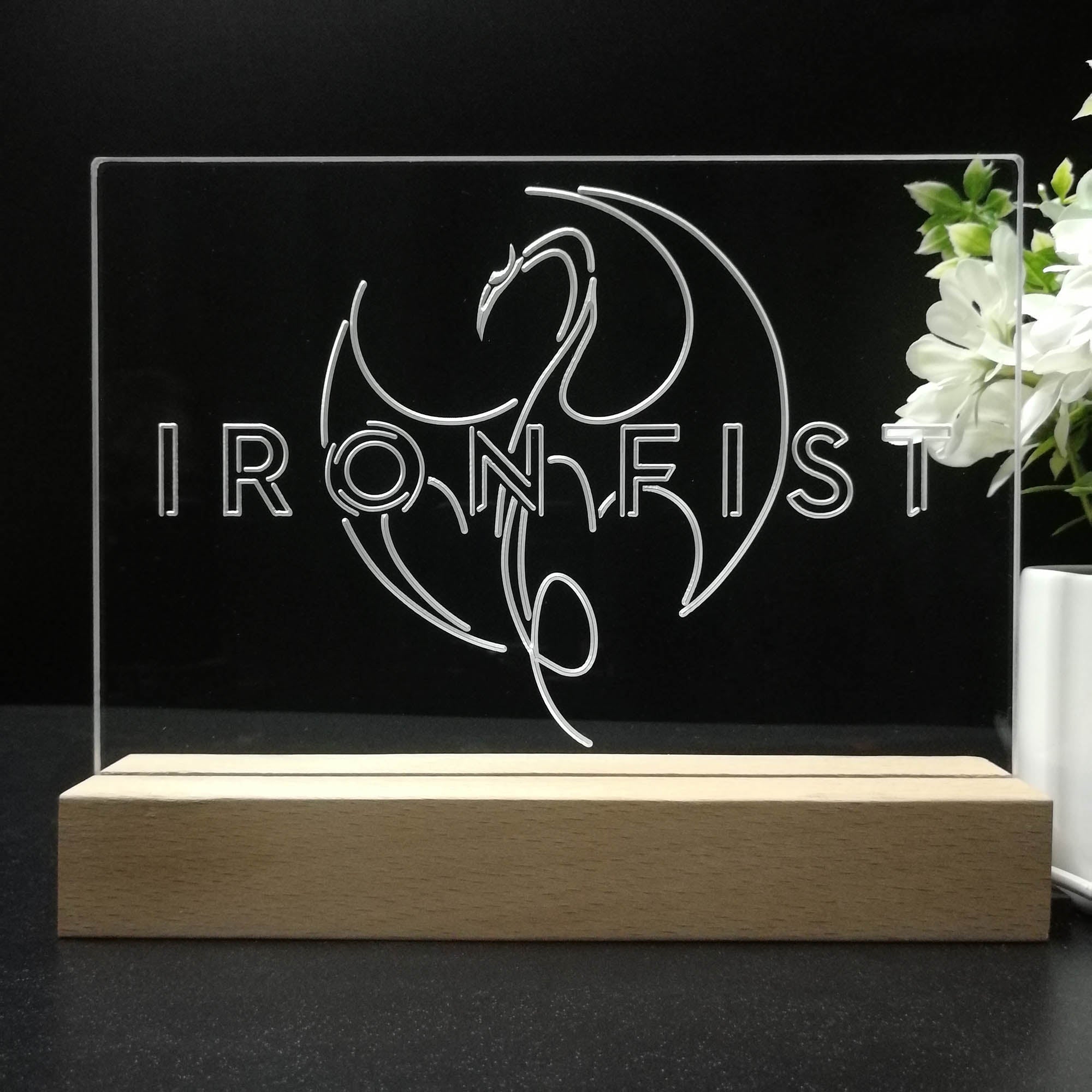 Iron Fist Night Light LED Sign