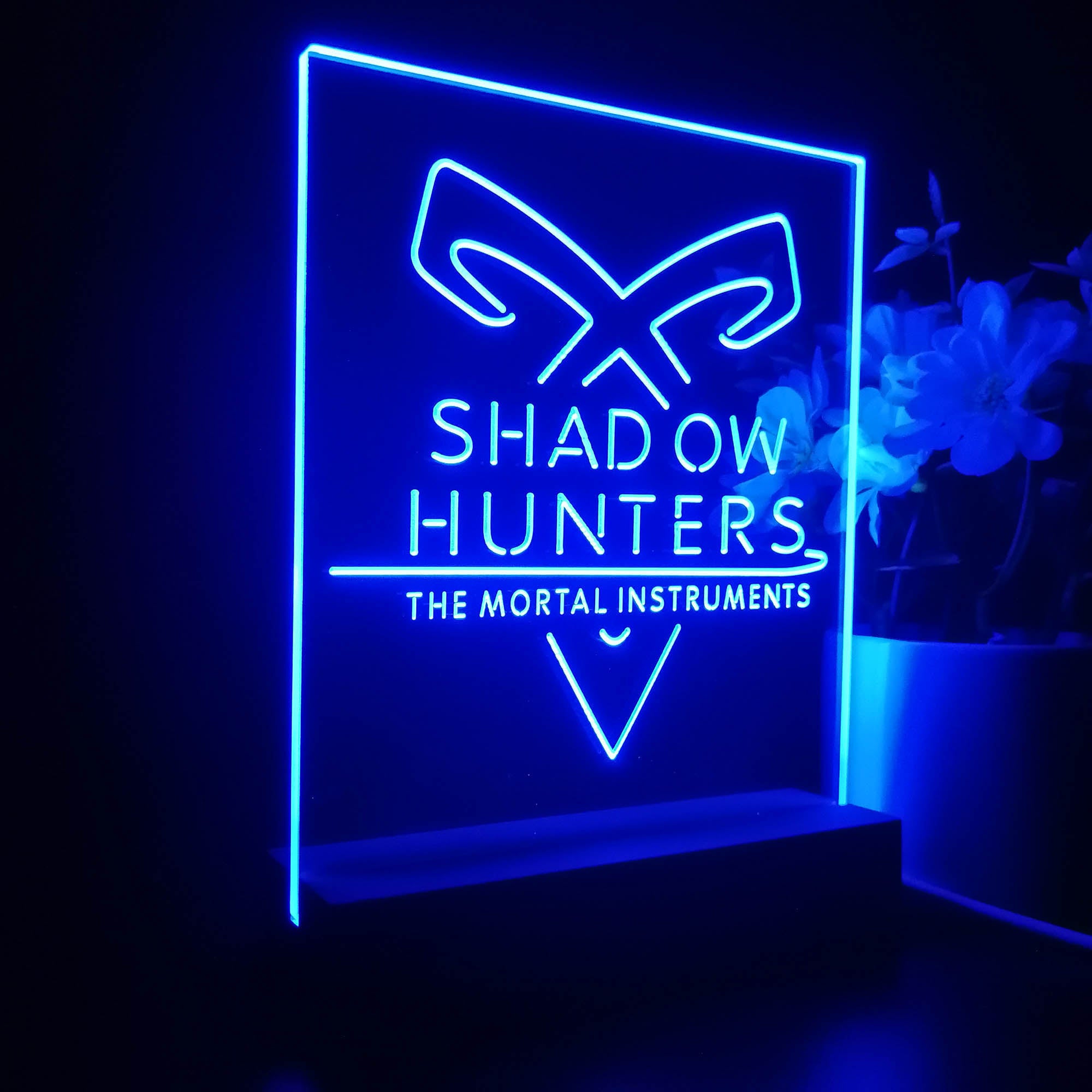 Shadowhunters Night Light LED Sign