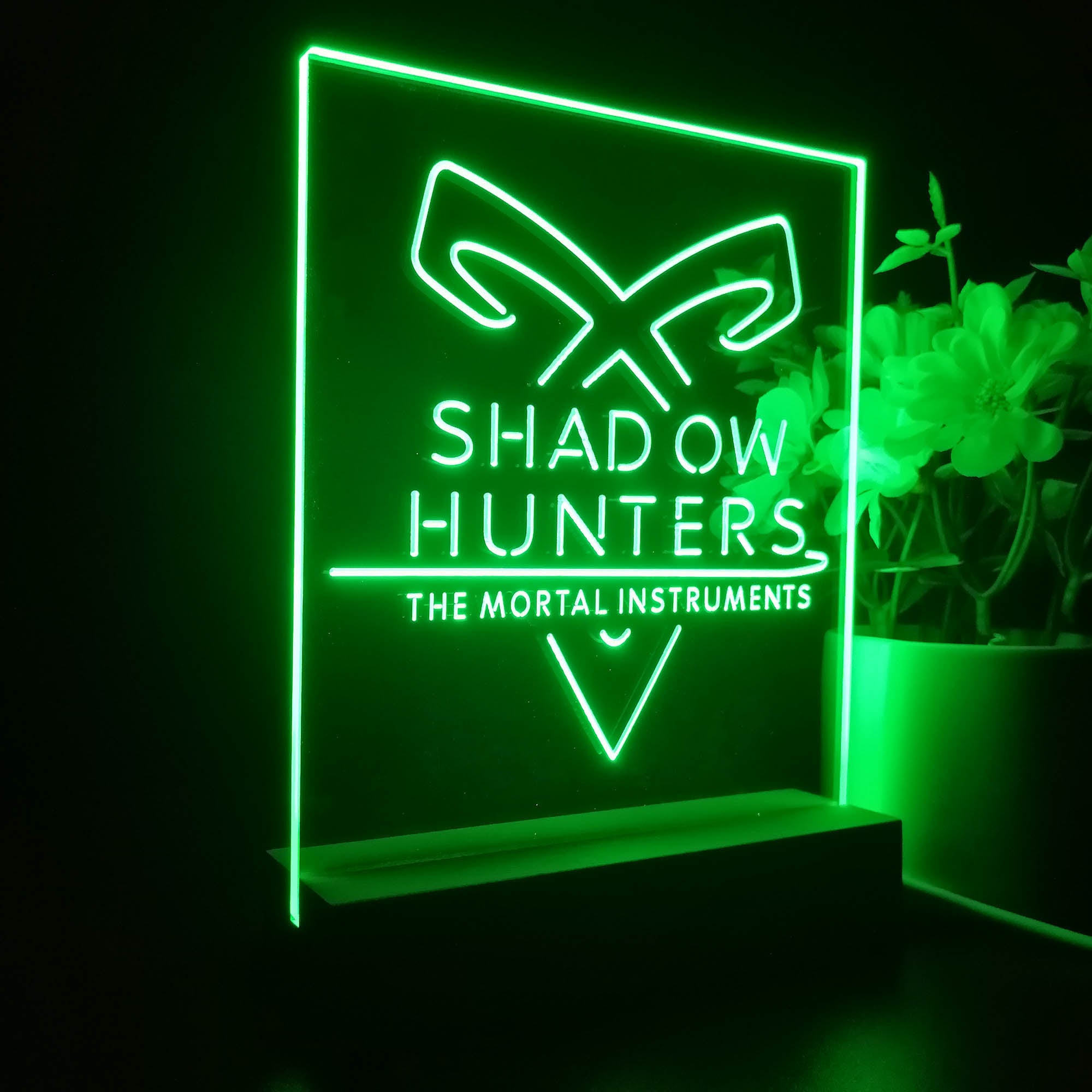 Shadowhunters Night Light LED Sign