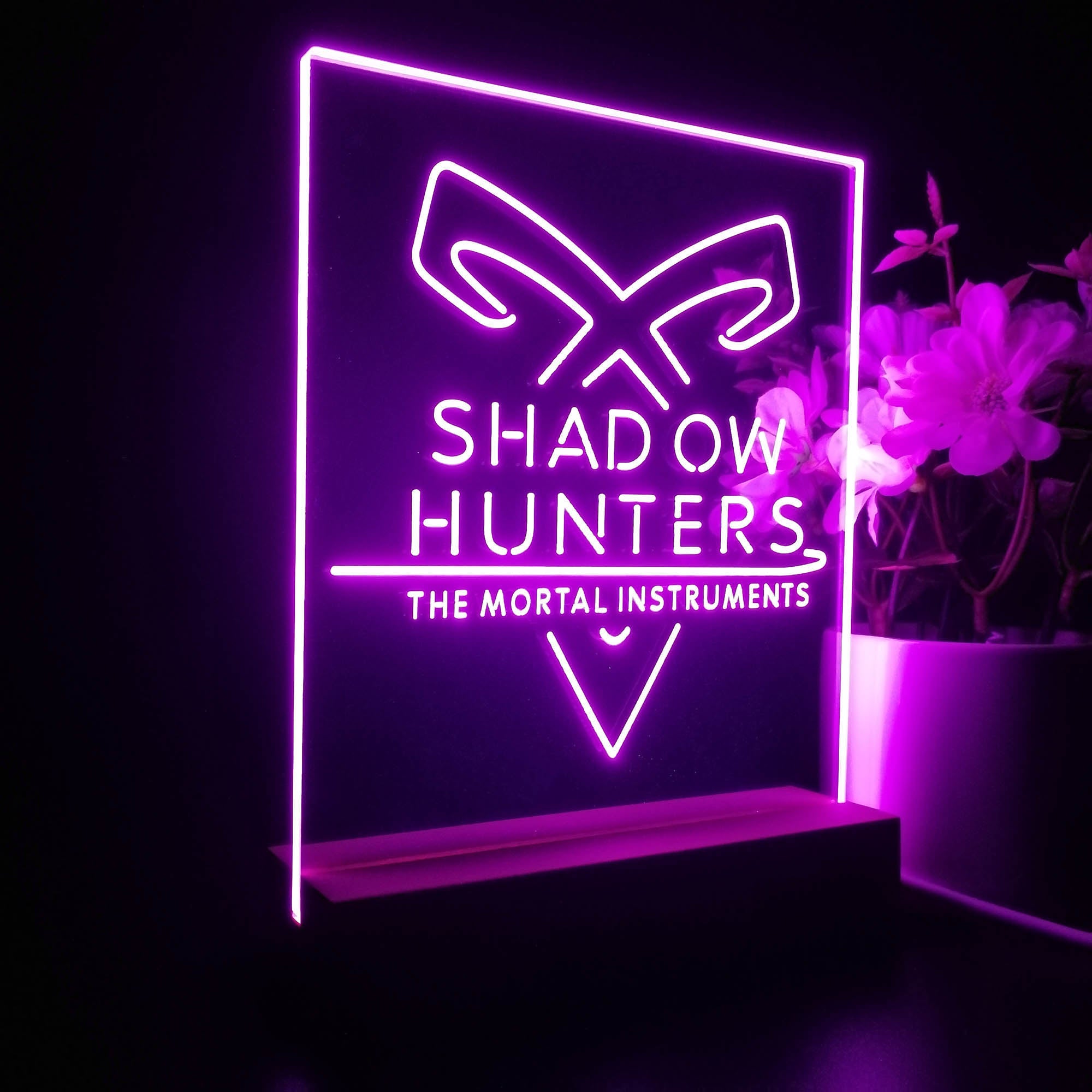 Shadowhunters Night Light LED Sign