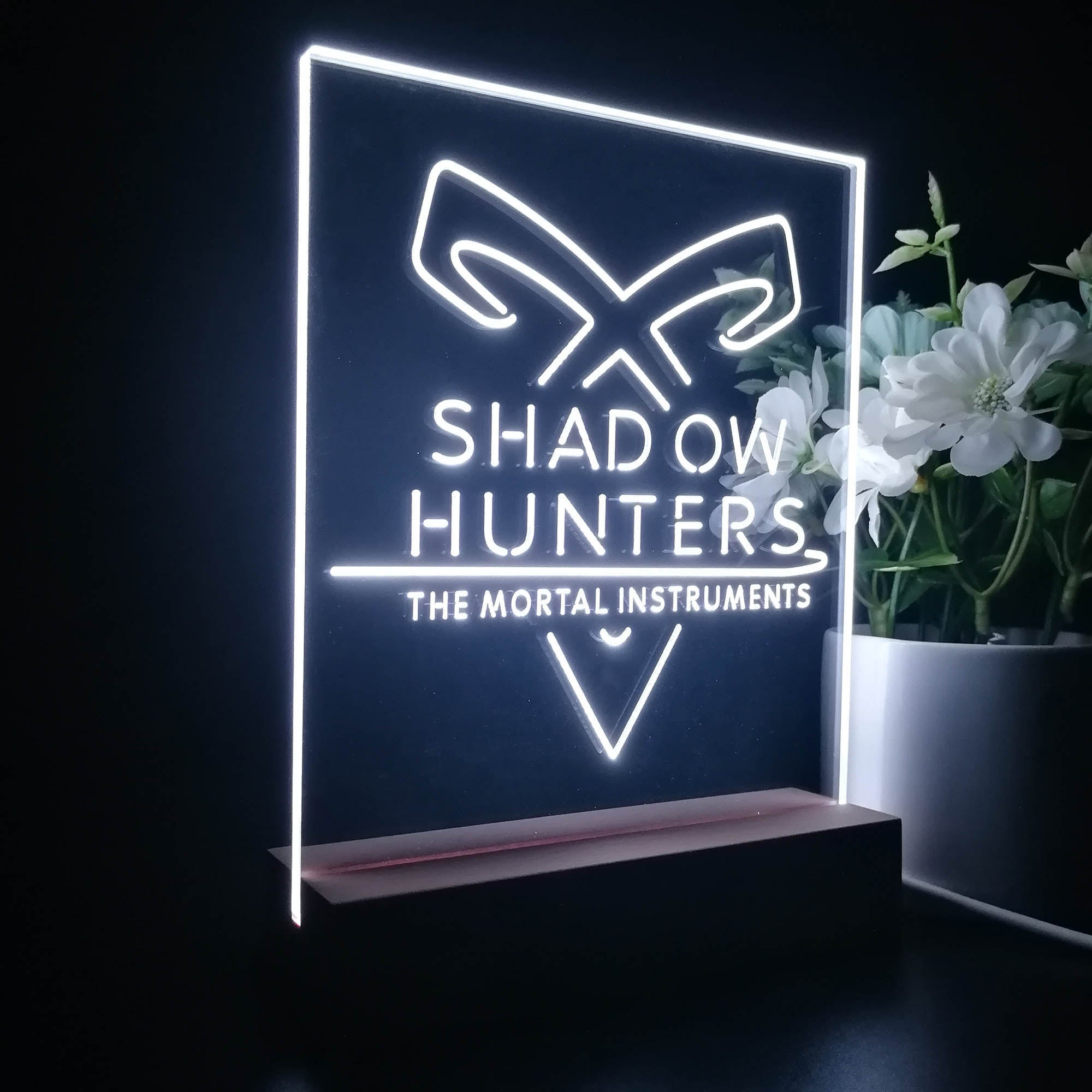 Shadowhunters Night Light LED Sign