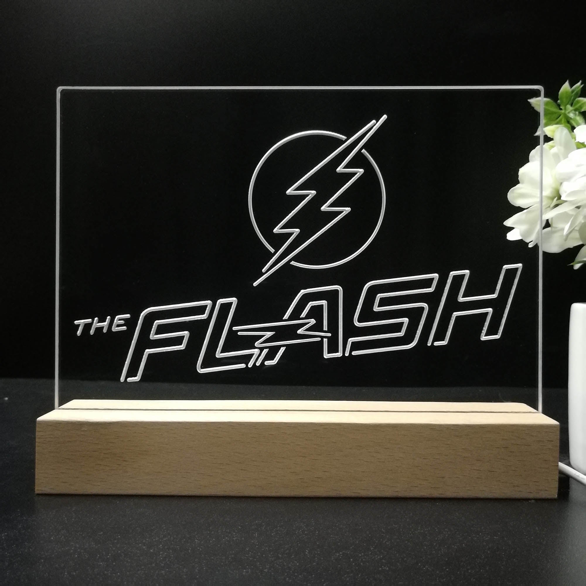 The Flash Night Light LED Sign