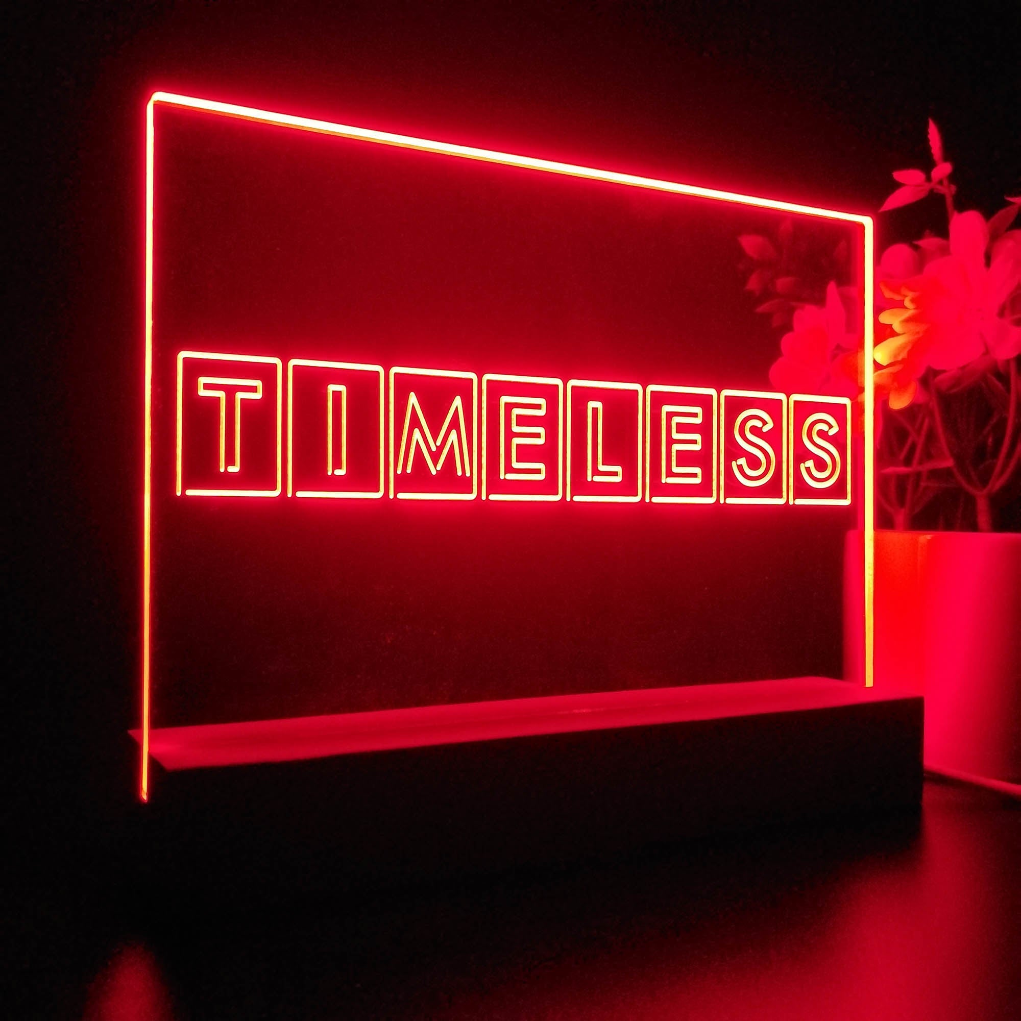 Timeless TV Night Light LED Sign