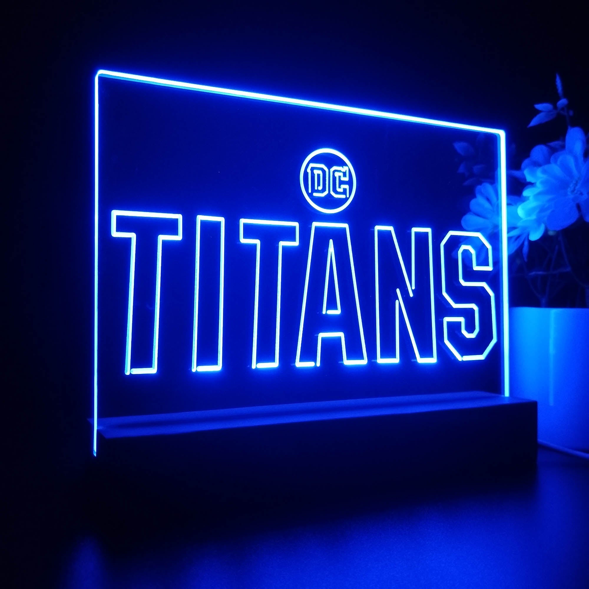 Titans Night Light LED Sign