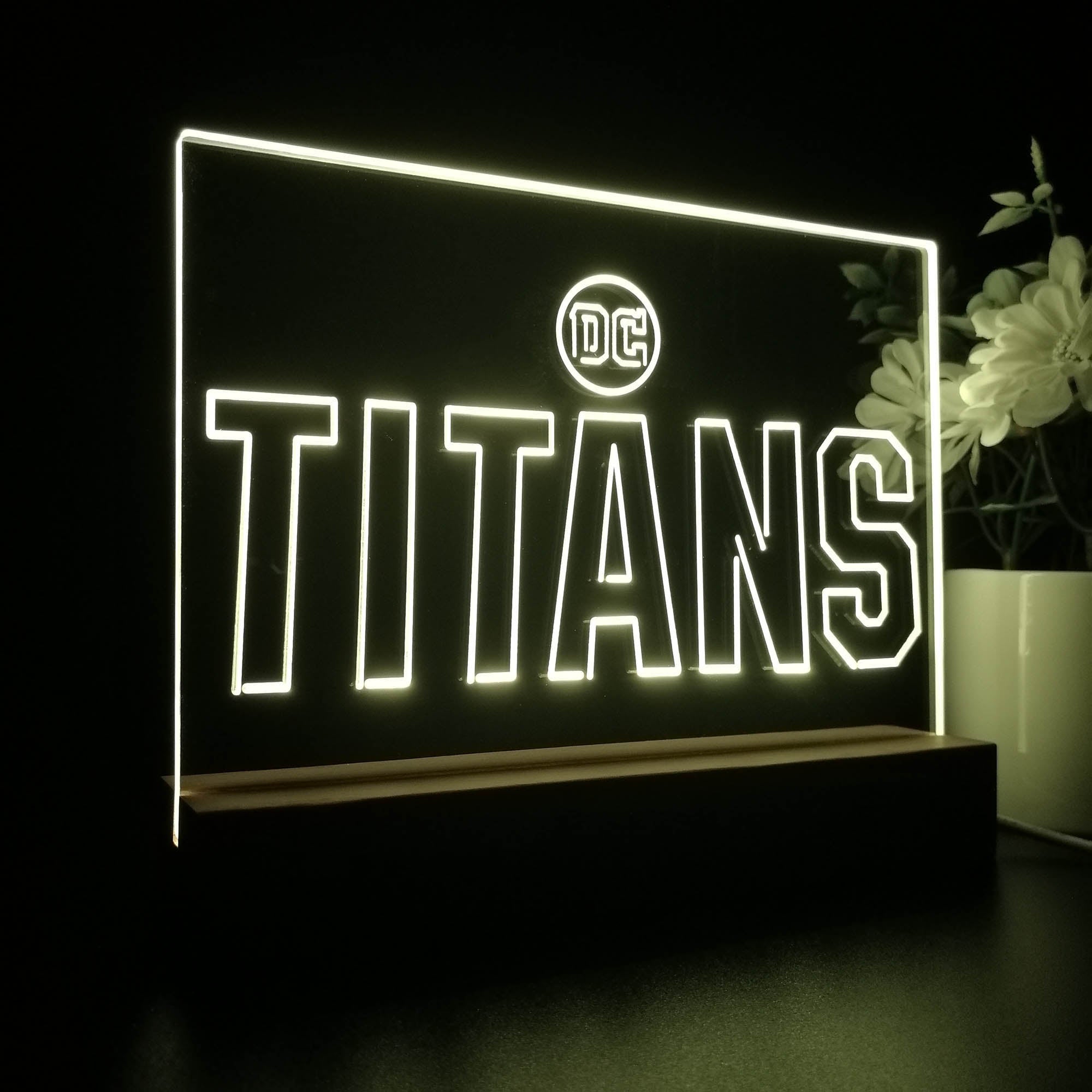 Titans Night Light LED Sign