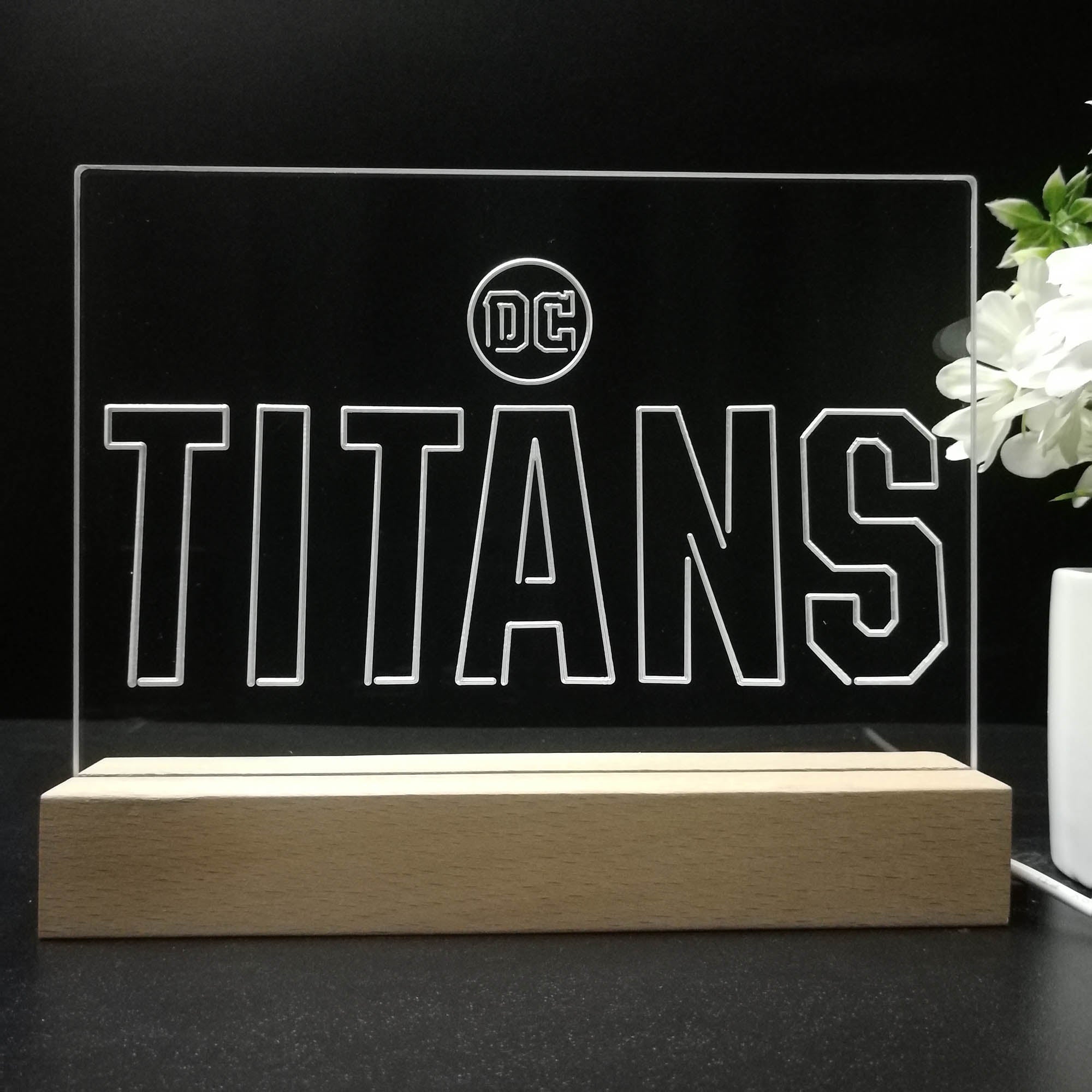 Titans Night Light LED Sign