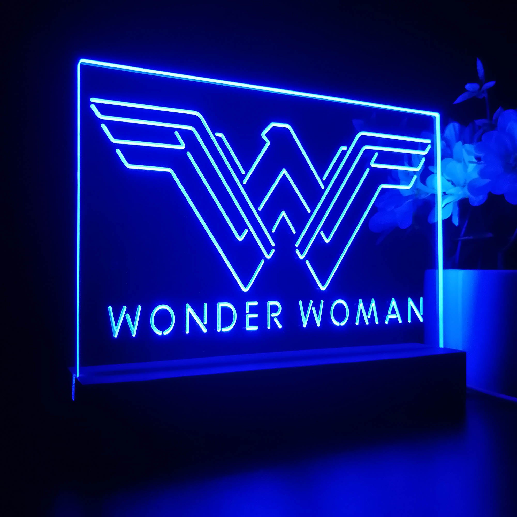 Wonder Woman Night Light LED Sign