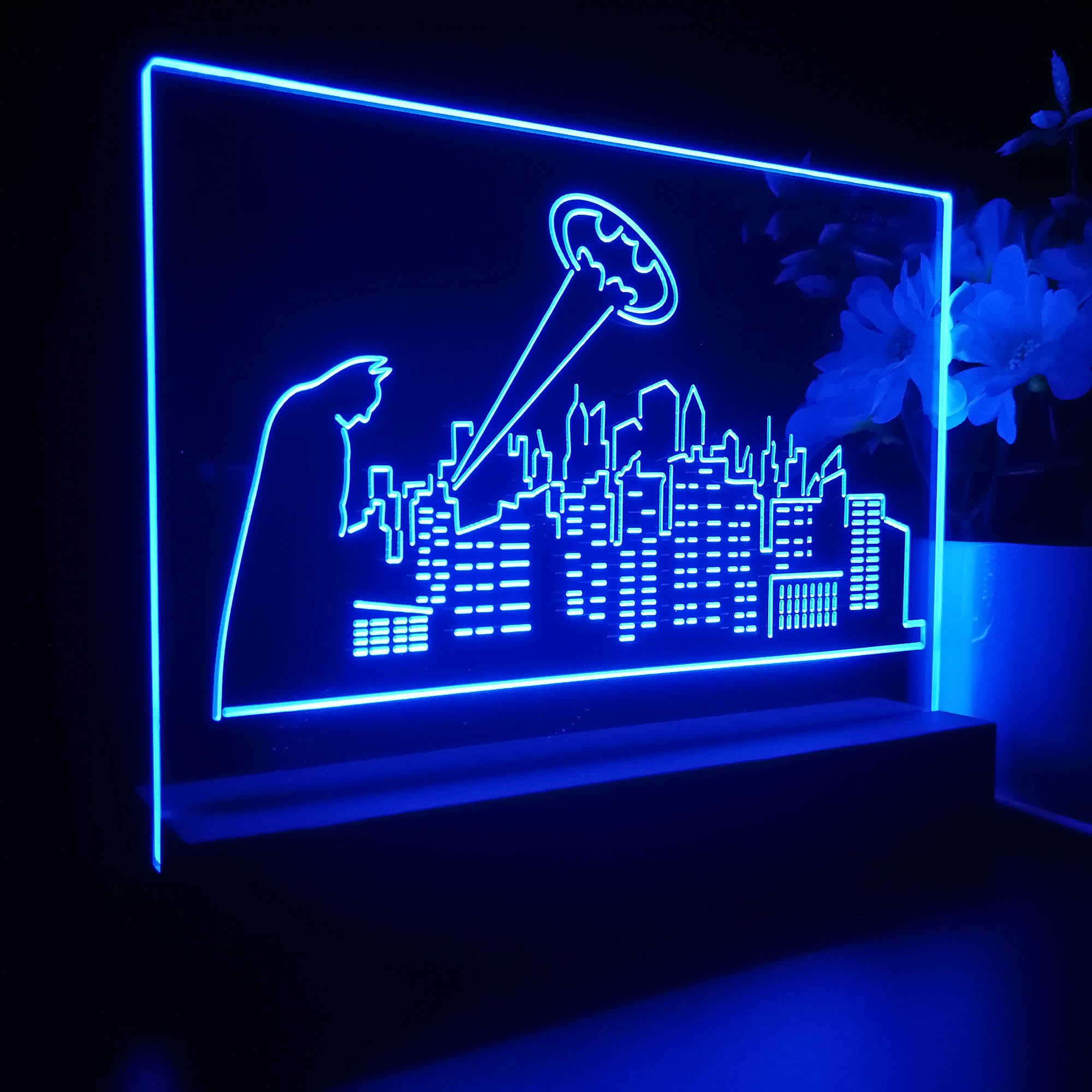 Gotham City Batman Night Light LED Sign